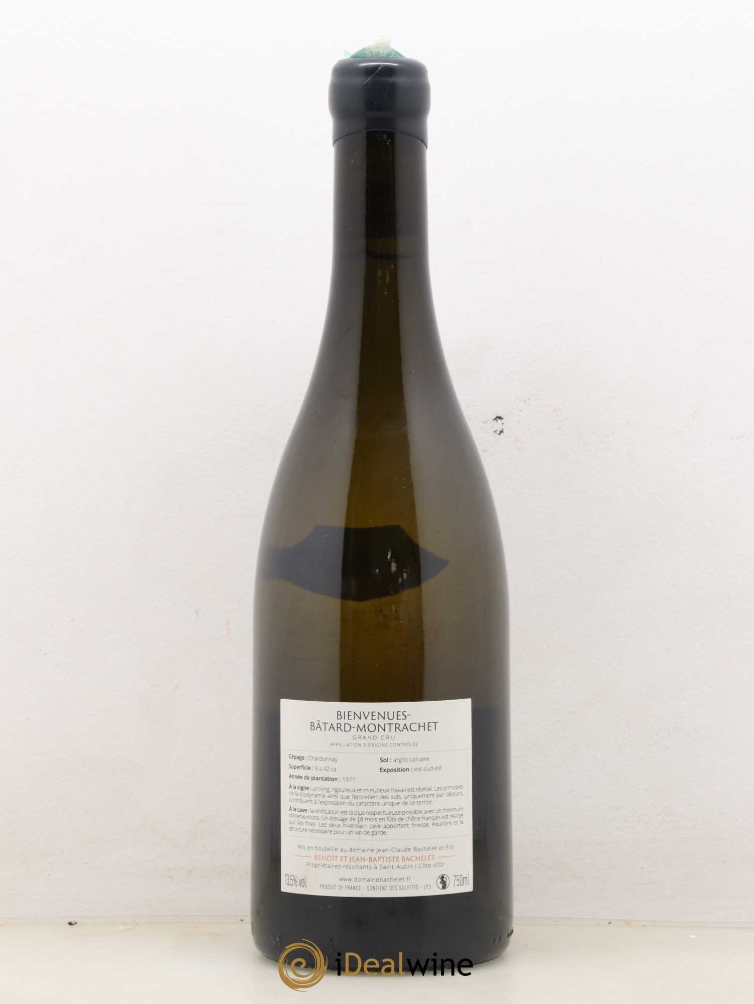 Bienvenues-Bâtard-Montrachet Grand Cru Jean-Claude Bachelet (Domaine) 2018 - Lot de 1 bouteille - 1