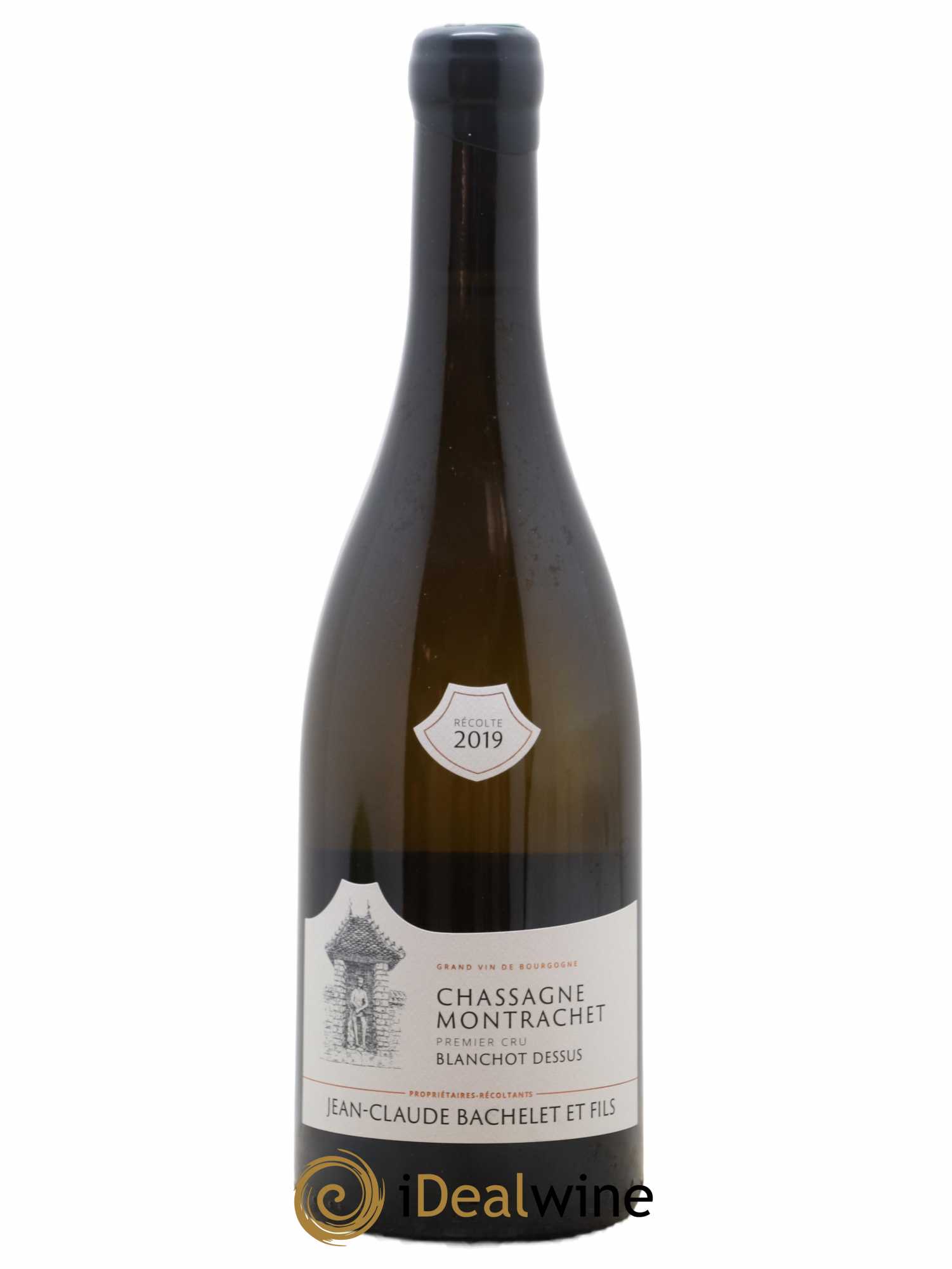 Chassagne-Montrachet 1er Cru Blanchot Dessus Jean-Claude Bachelet (Domaine) 2019 - Lot de 1 bouteille - 0