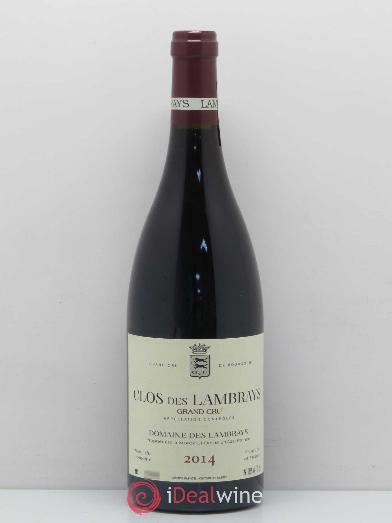 Clos des Lambrays Grand Cru Domaine des Lambrays 2014 - Lot de 1 bouteille - 0