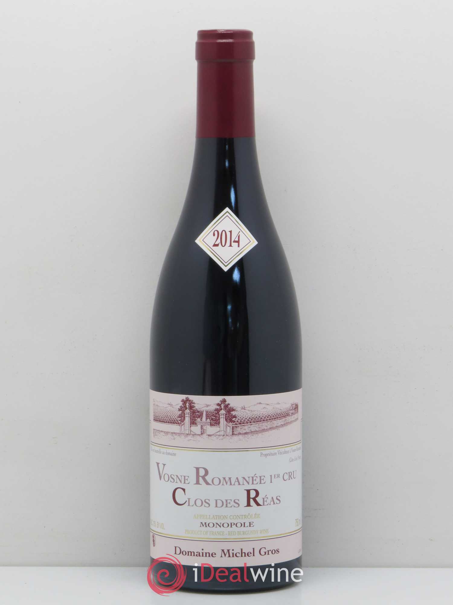 Vosne-Romanée 1er Cru Clos des Reas Domaine Michel Gros 2014 - Posten von 1 Flasche - 0