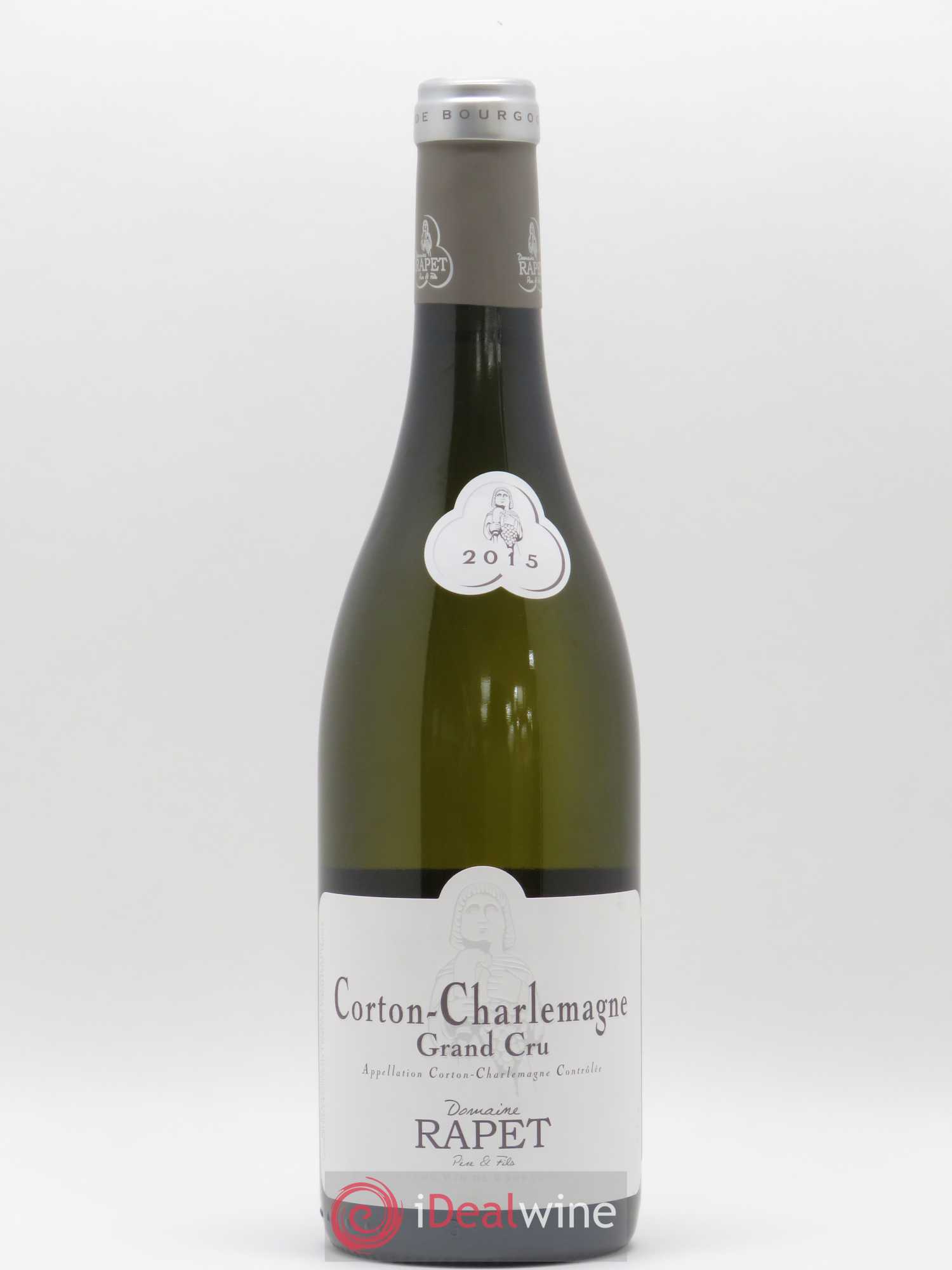 Corton-Charlemagne Grand Cru Rapet Père & Fils 2015 - Lot de 1 bouteille - 0