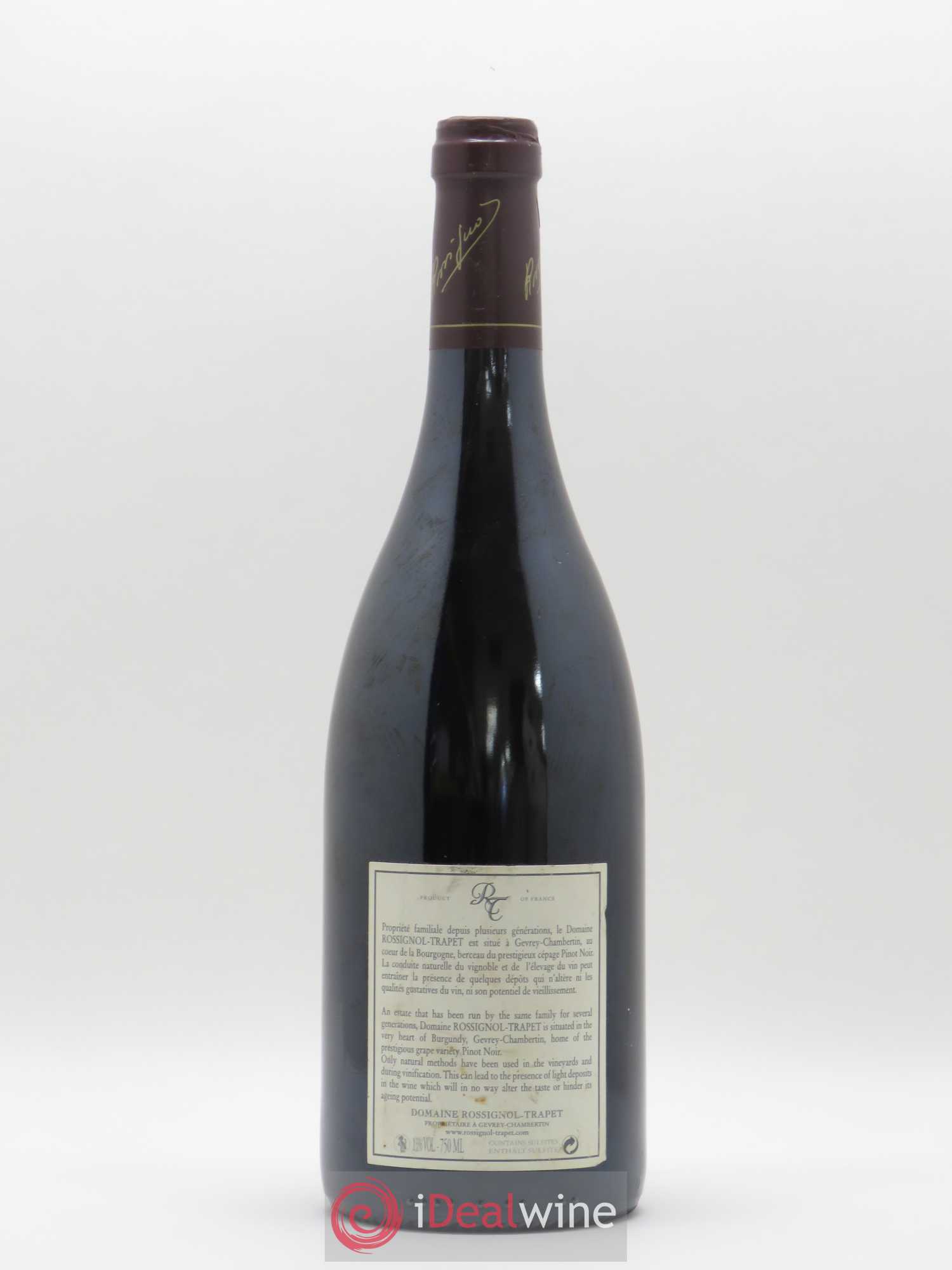 Latricières-Chambertin Grand Cru Rossignol-Trapet (Domaine) 2005 - Lot de 1 bouteille - 1