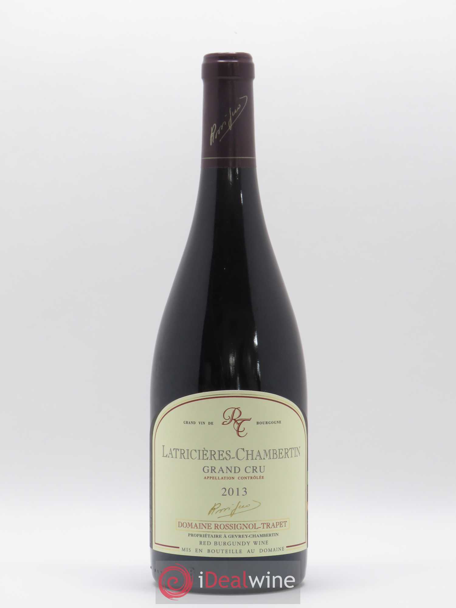 Latricières-Chambertin Grand Cru Rossignol-Trapet (Domaine) 2013 - Lot de 1 bouteille - 0