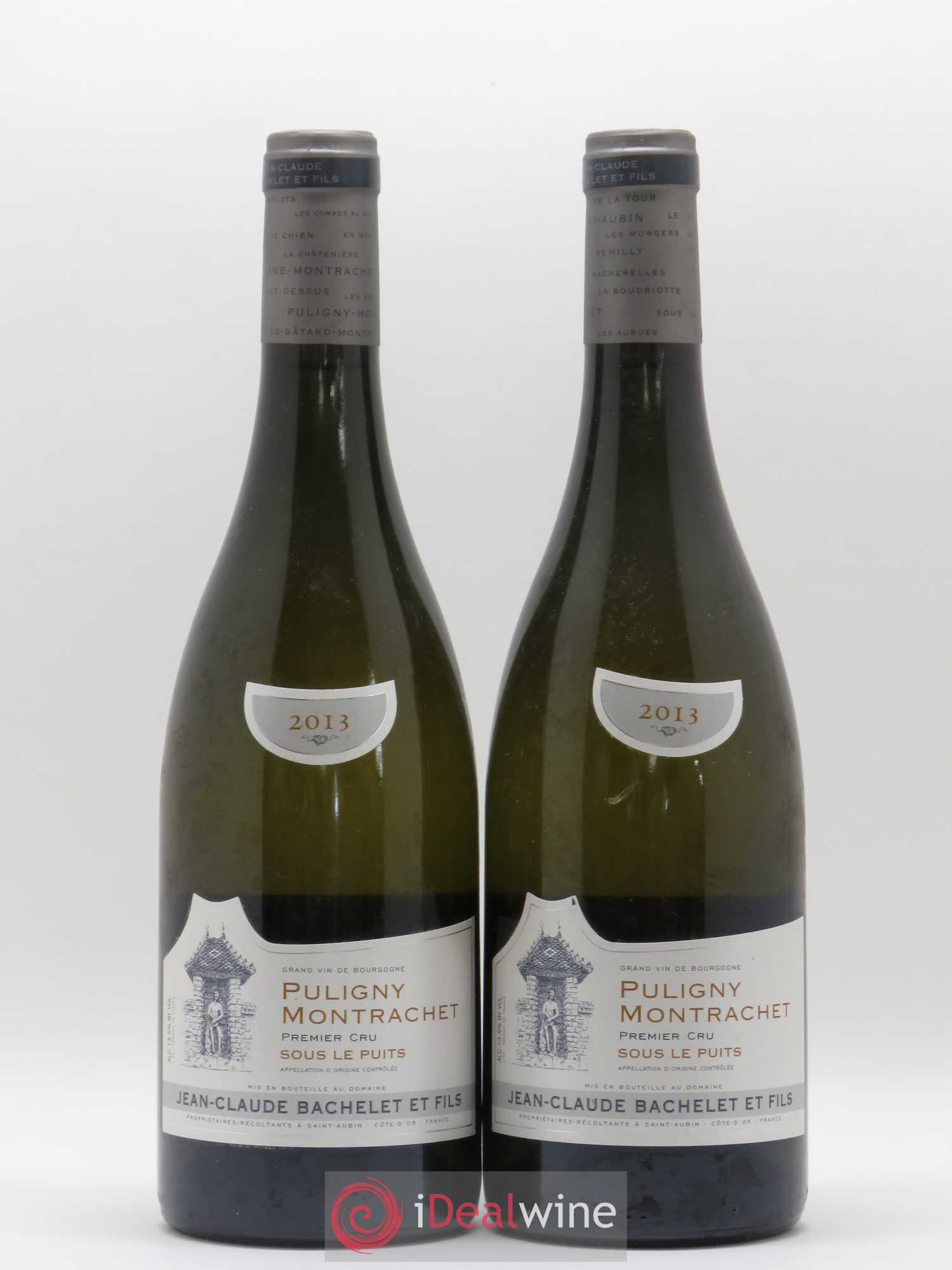 Puligny-Montrachet 1er Cru Sous Le Puits Domaine Jean Claude Bachelet 2013 - Posten von 2 Flaschen - 0