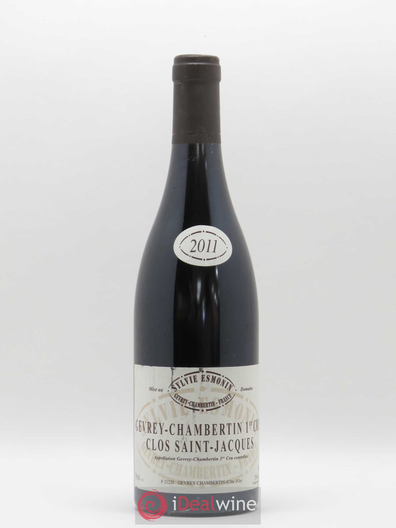 Gevrey-Chambertin 1er Cru Clos Saint Jacques Sylvie Esmonin 2011 - Lot de 1 bouteille - 0