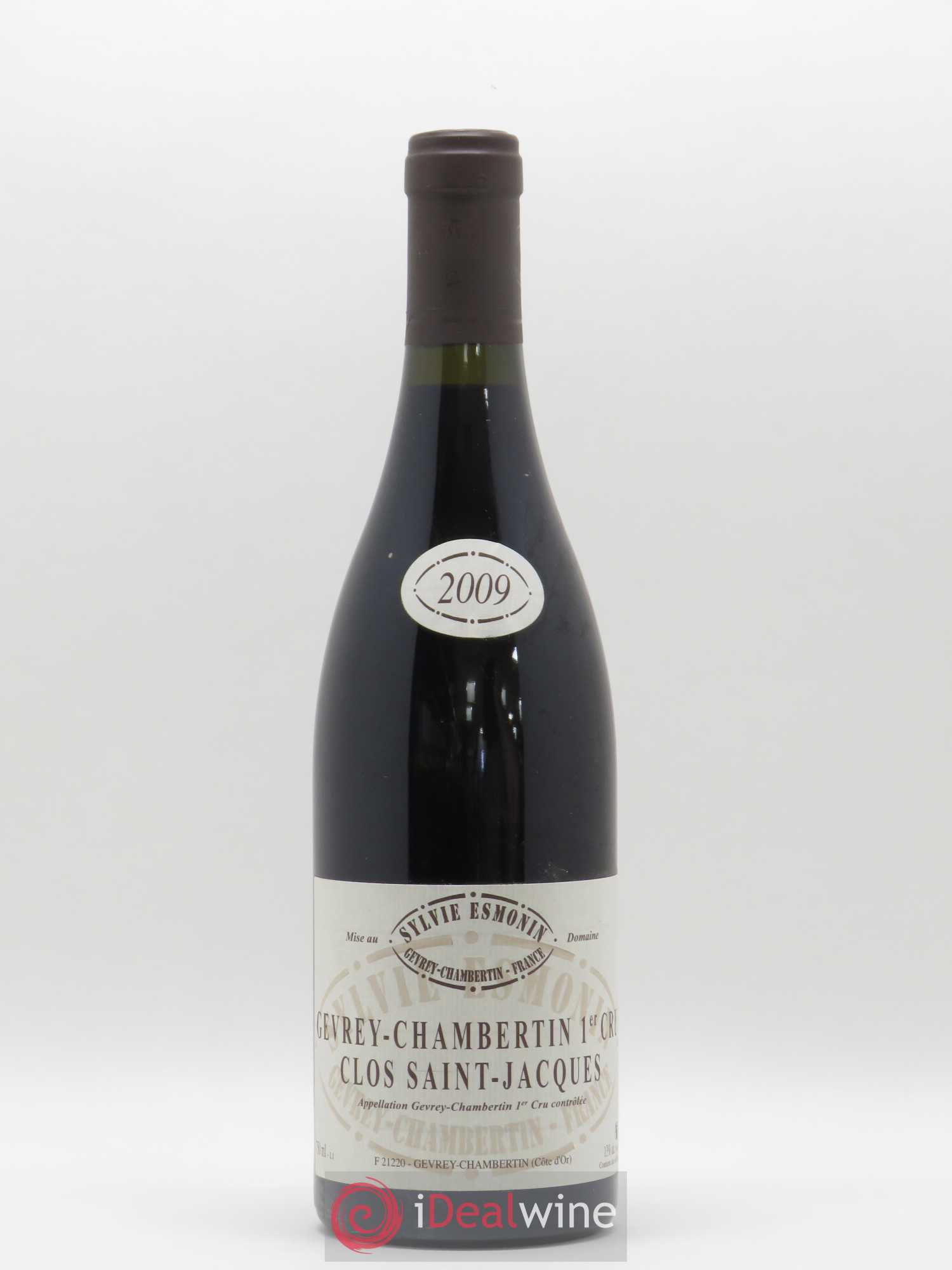 Gevrey-Chambertin 1er Cru Clos Saint Jacques Sylvie Esmonin 2009 - Posten von 1 Flasche - 0