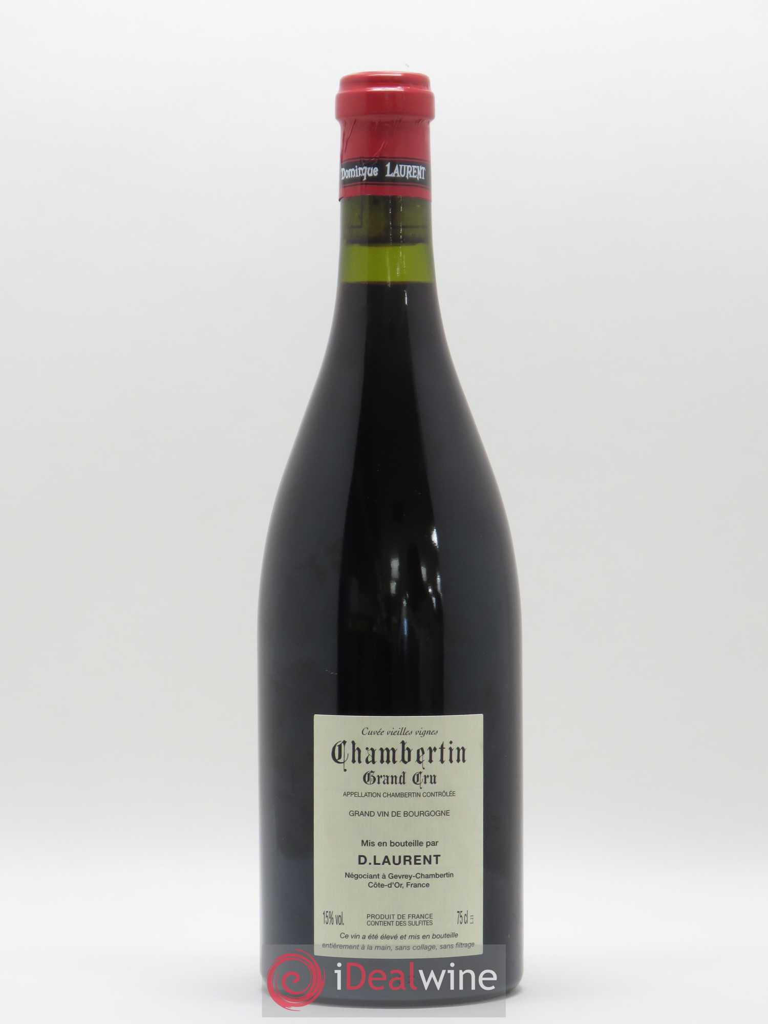 Chambertin Grand Cru grande cuvée vieilles vignes Dominqiue Laurent 2018 - Posten von 1 Flasche - 1