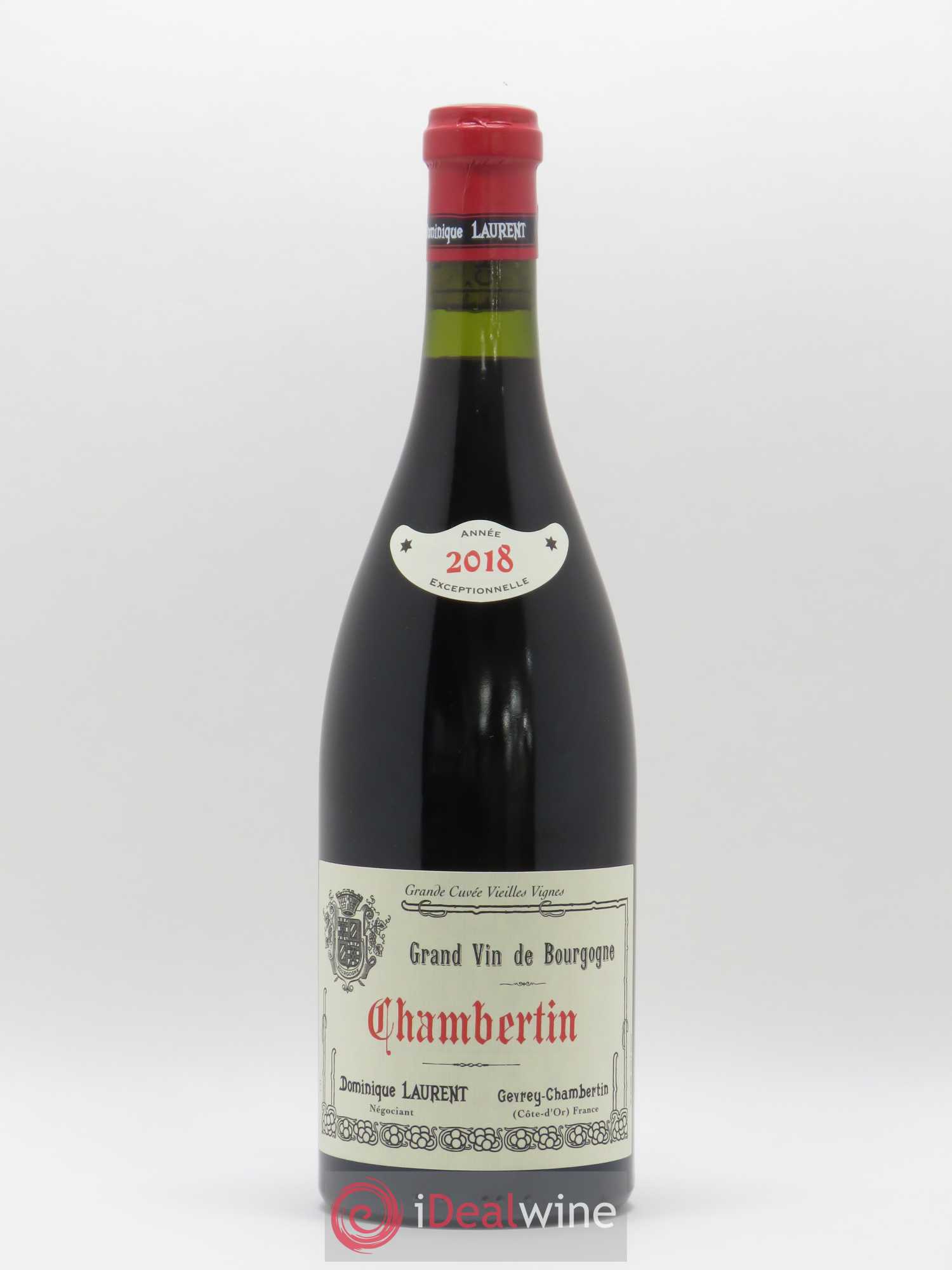 Chambertin Grand Cru grande cuvée vieilles vignes Dominqiue Laurent 2018 - Posten von 1 Flasche - 0
