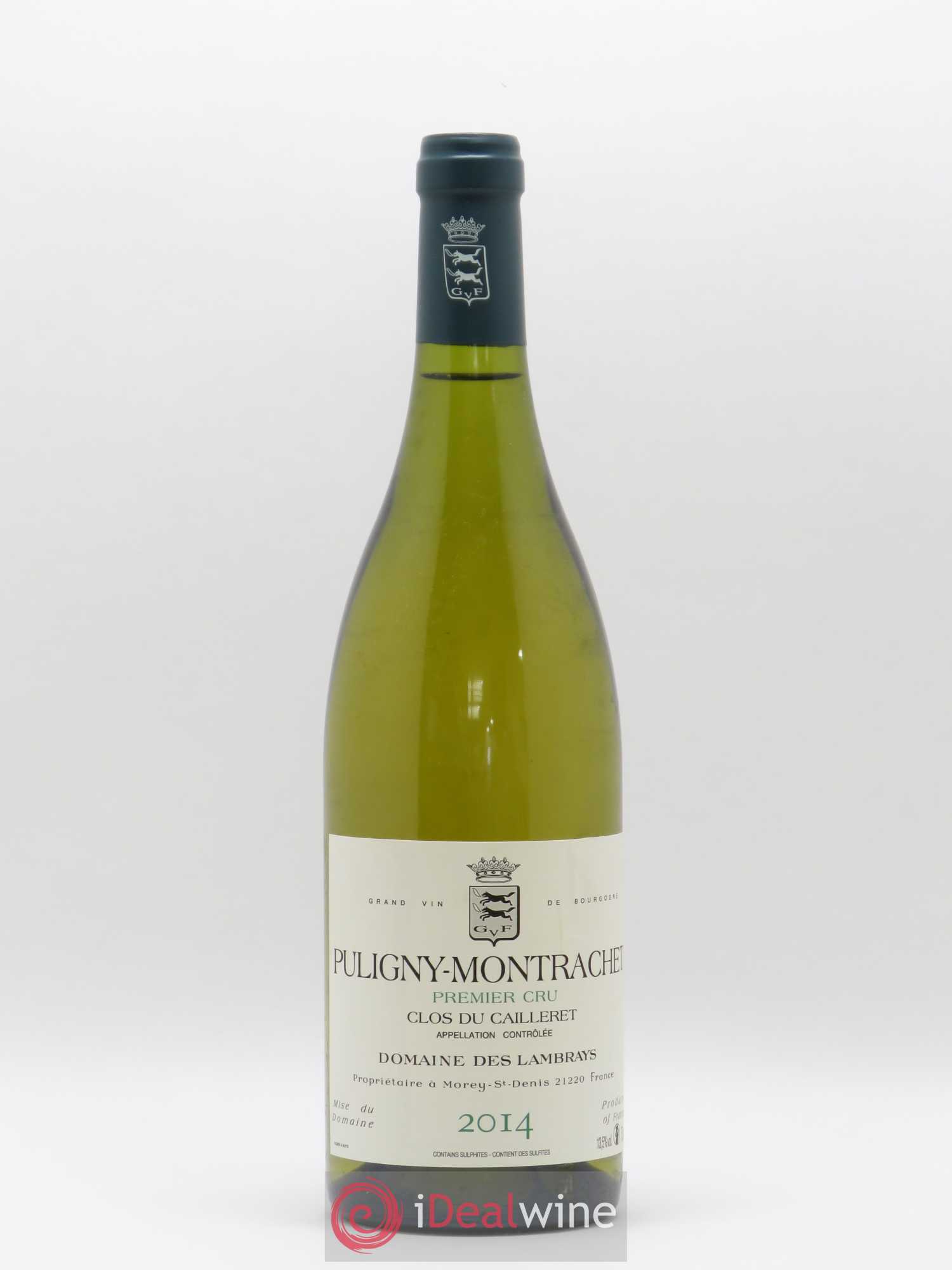 Puligny-Montrachet 1er Cru Clos du Cailleret Domaine des Lambrays 2014 - Lot de 1 bouteille - 0