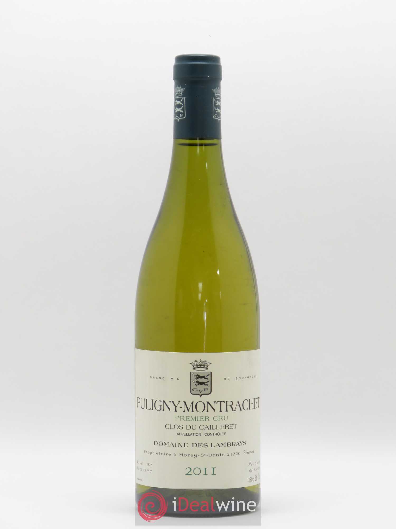 Puligny-Montrachet 1er Cru Clos du Cailleret Domaine des Lambrays 2011 - Lot de 1 bouteille - 0