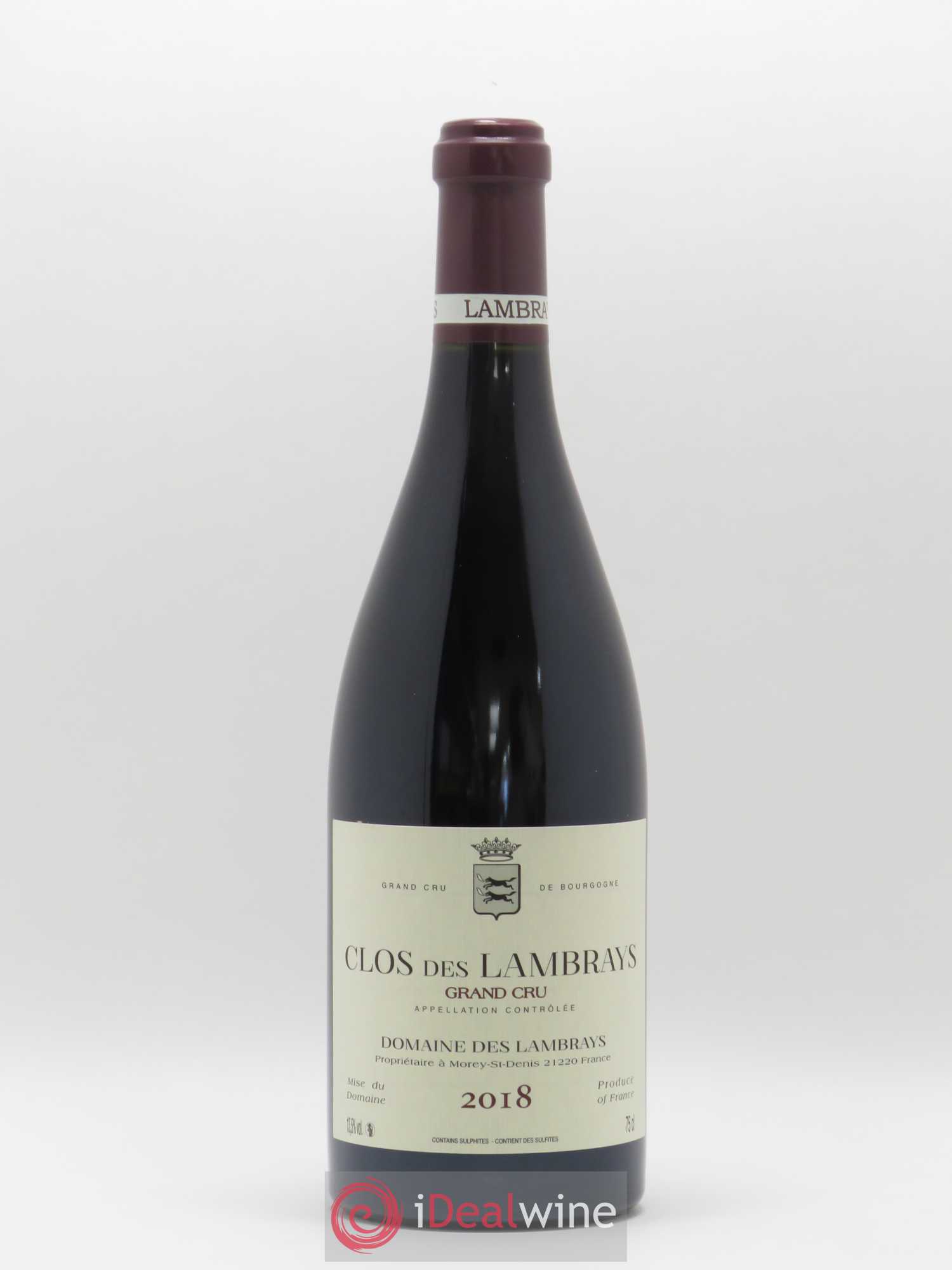 Clos des Lambrays Grand Cru Domaine des Lambrays 2018 - Posten von 1 Flasche - 0