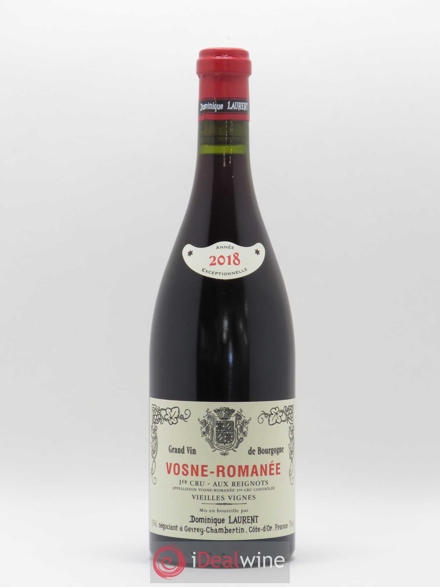 Vosne-Romanée 1er Cru Aux Reignots Vielles Vignes Dominique Laurent 2018 - Lot de 1 bouteille - 0
