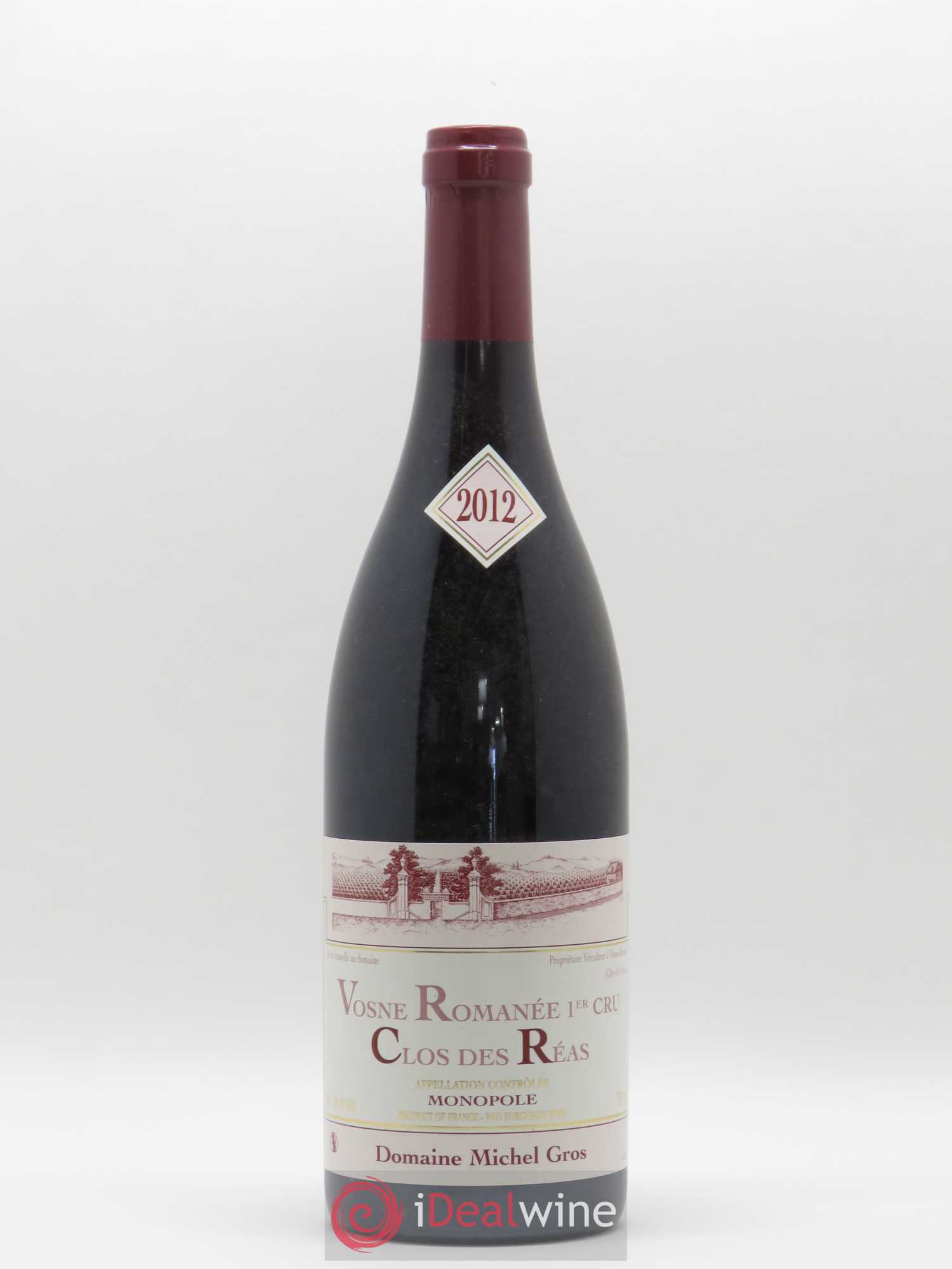 Vosne-Romanée 1er Cru Clos des Réas Michel Gros 2012 - Lot de 1 bouteille - 0