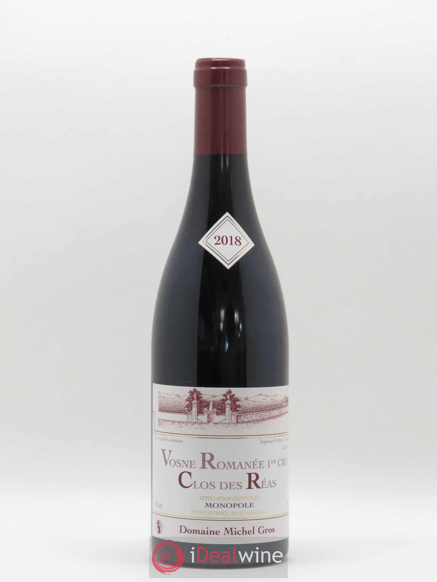 Vosne-Romanée 1er Cru Clos des Réas Michel Gros 2018 - Lot de 1 bouteille - 0