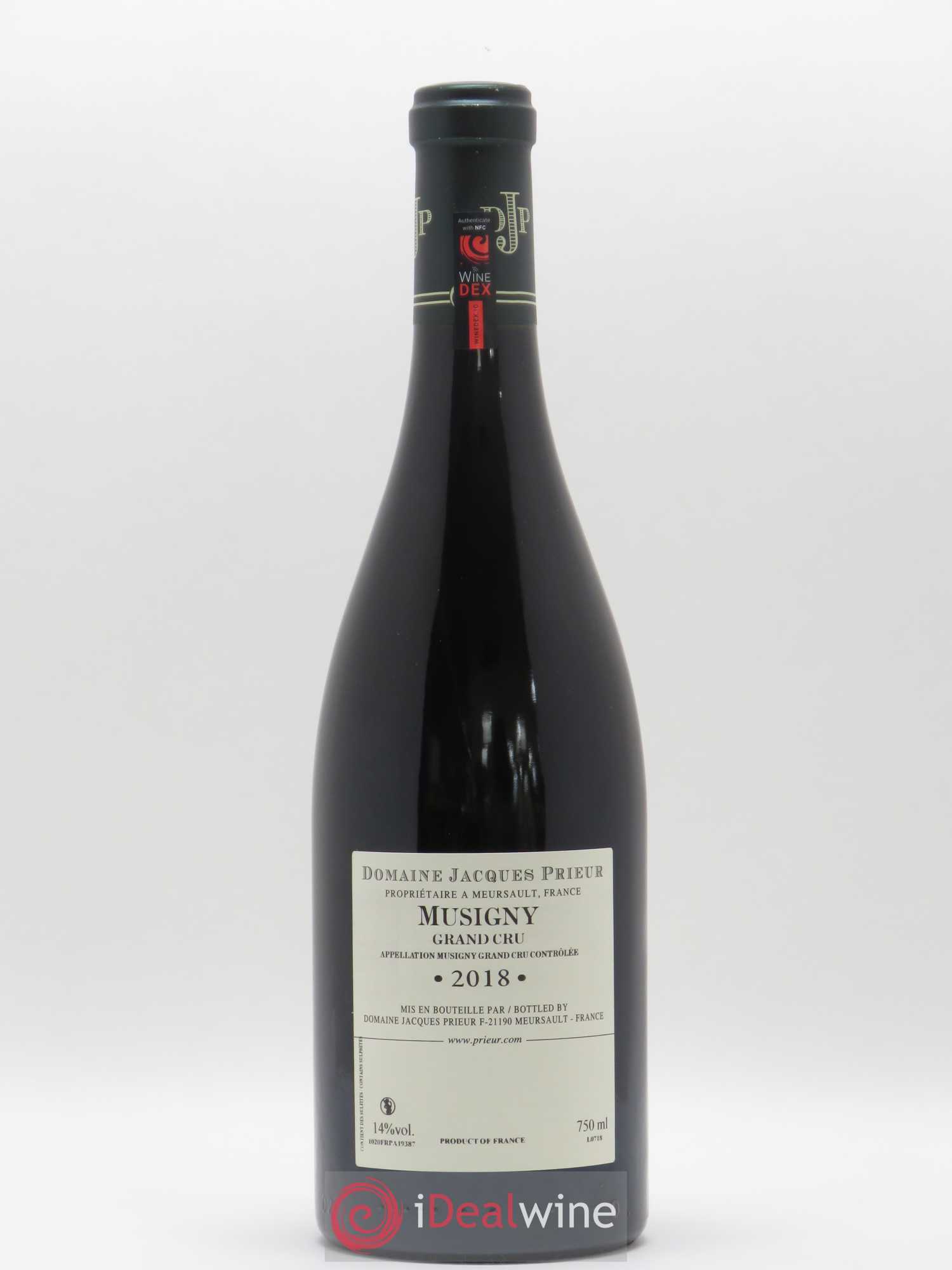 Musigny Grand Cru Jacques Prieur (Domaine) 2018 - Lot de 1 bouteille - 1