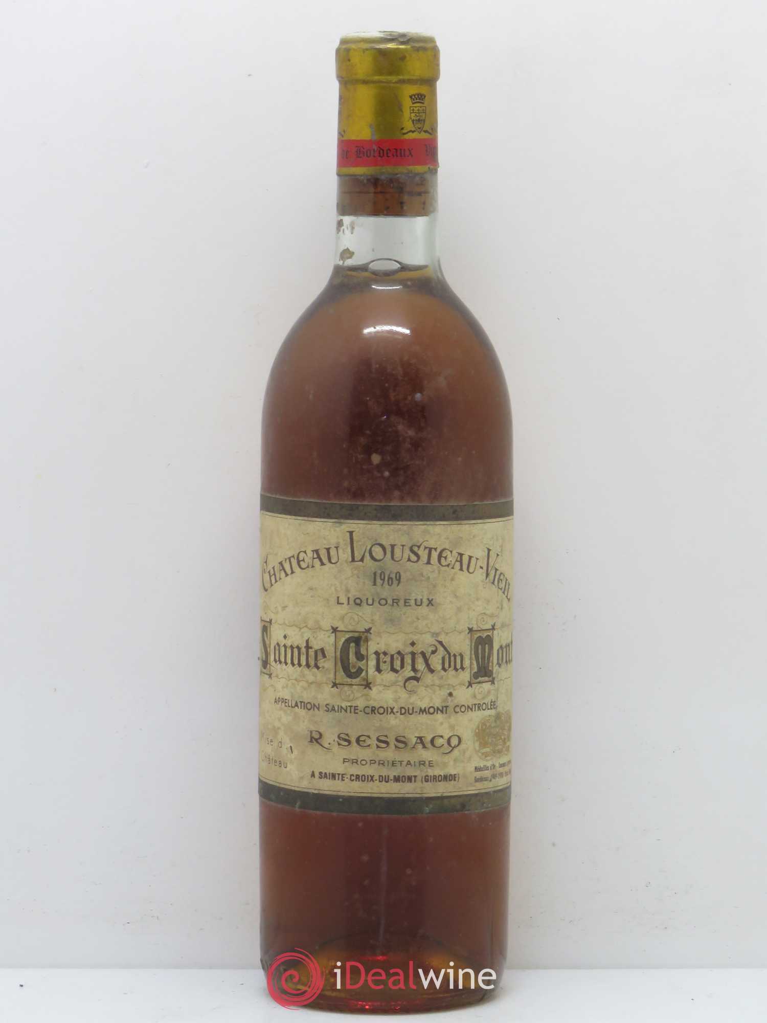 Sainte-Croix-du-Mont Château Lousteau Vieil Sainte Croix du Mont 1969 - Lotto di 1 bottiglia - 0