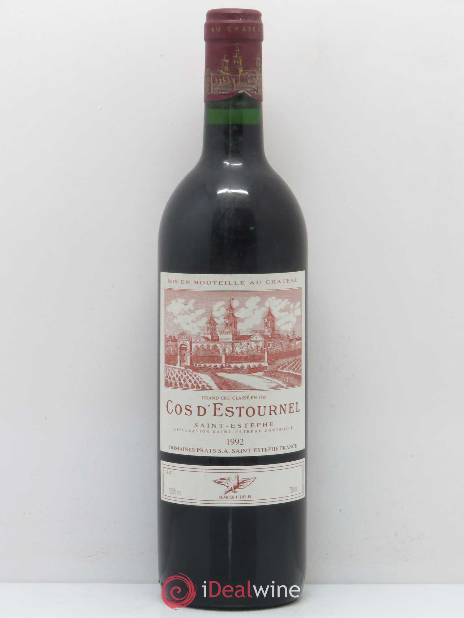 Cos d'Estournel 2ème Grand Cru Classé 1992 - Lot de 1 bouteille - 0