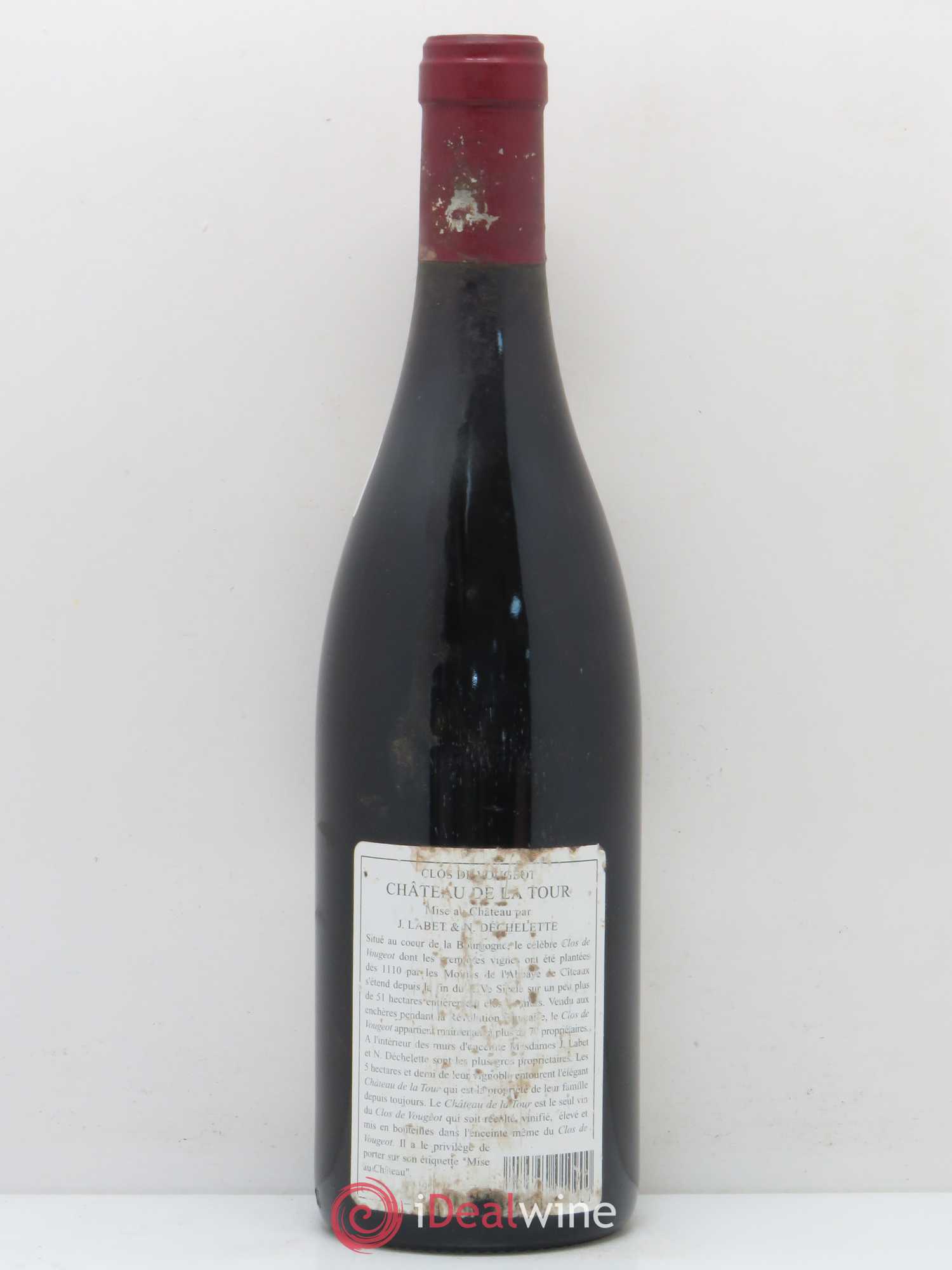 Clos de Vougeot Grand Cru Château de La Tour 1999 - Lot de 1 bouteille - 1