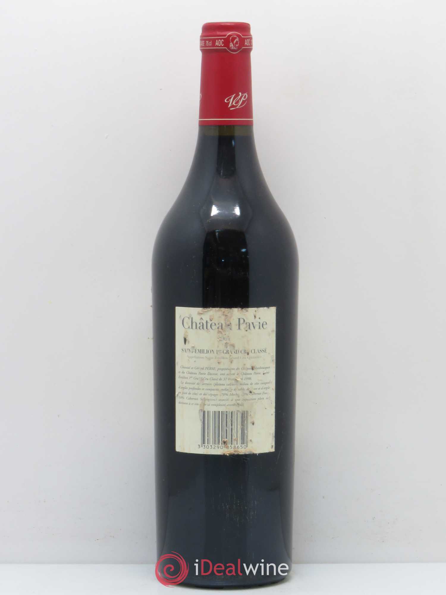 Château Pavie 1er Grand Cru Classé A 2001 - Lot de 1 bouteille - 1