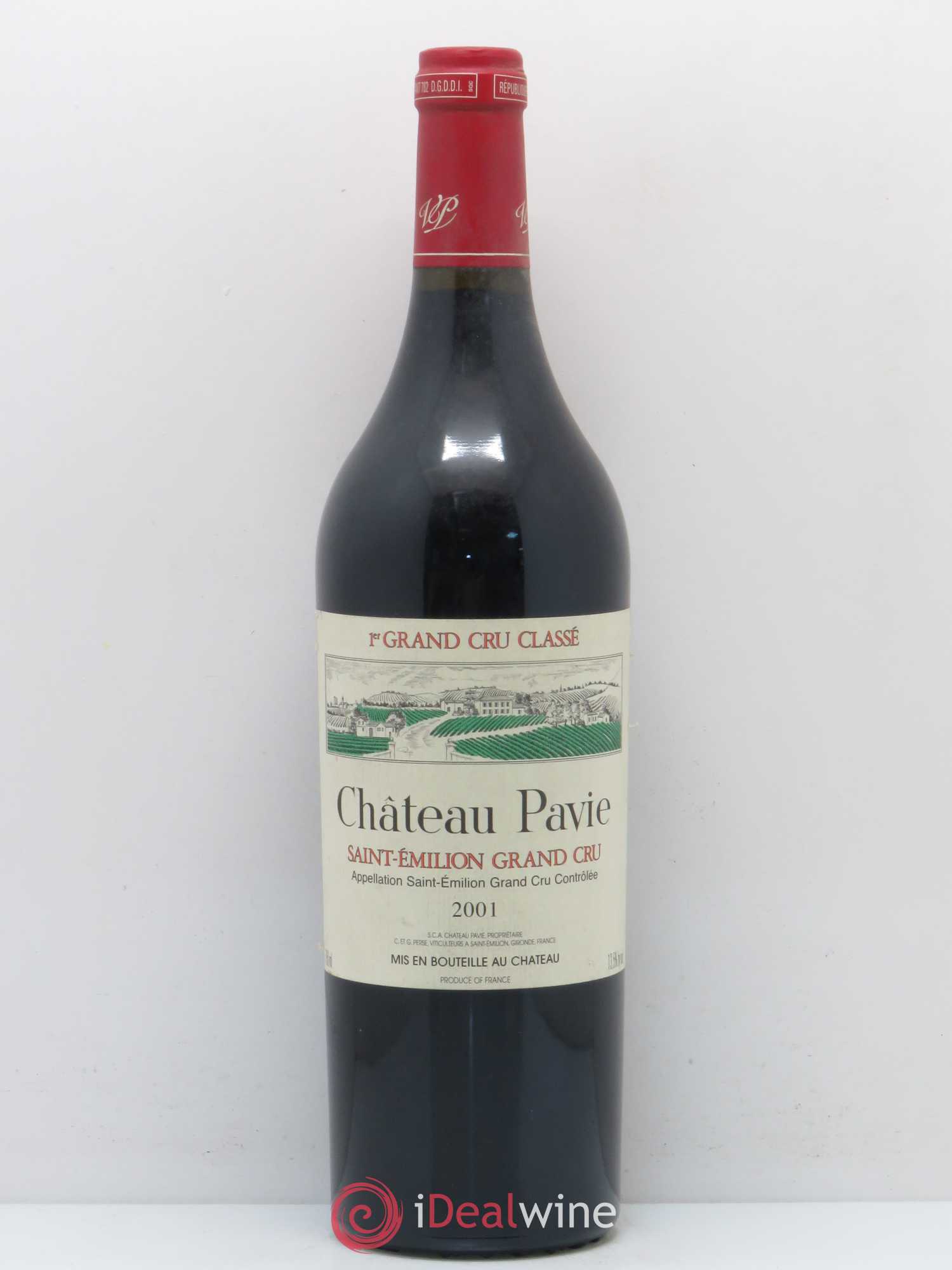 Château Pavie 1er Grand Cru Classé A 2001 - Lot de 1 bouteille - 0