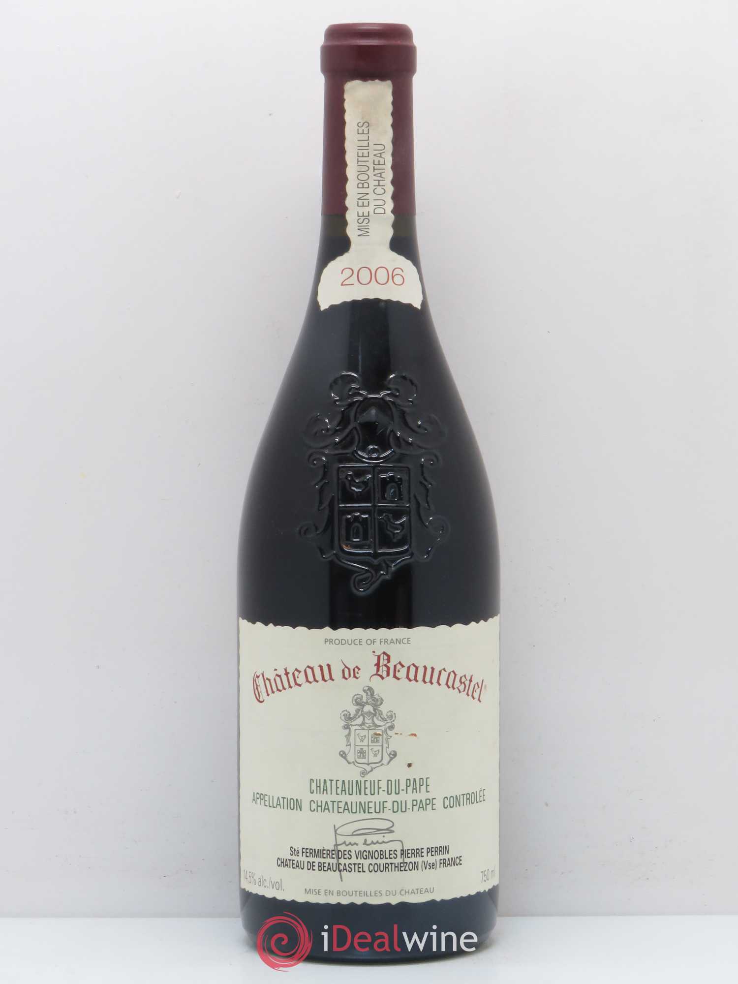 Châteauneuf-du-Pape Château de Beaucastel Famille Perrin 2006 - Lot de 1 bouteille - 0