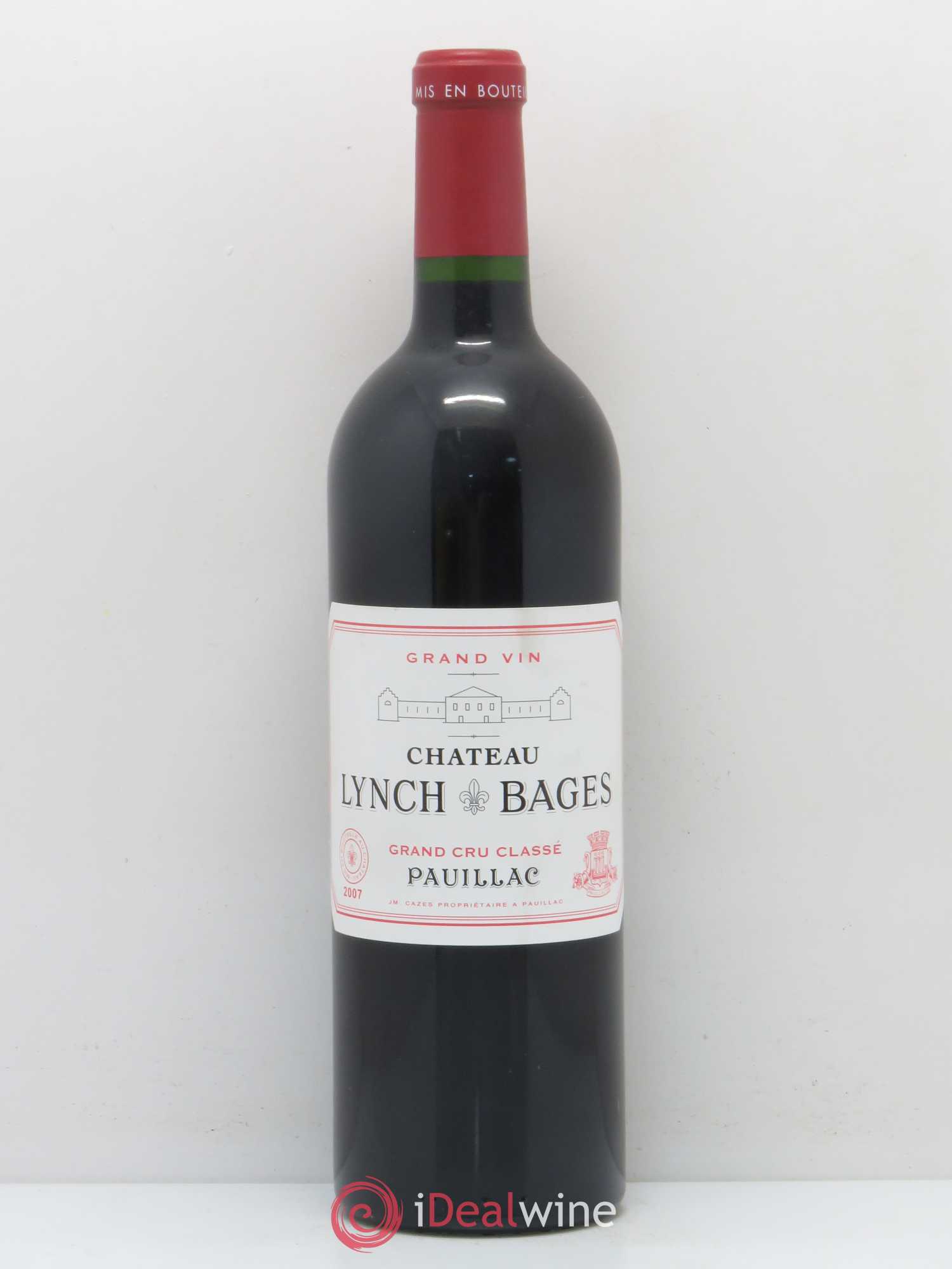 Château Lynch Bages 5ème Grand Cru Classé 2007 - Lot de 1 bouteille - 0