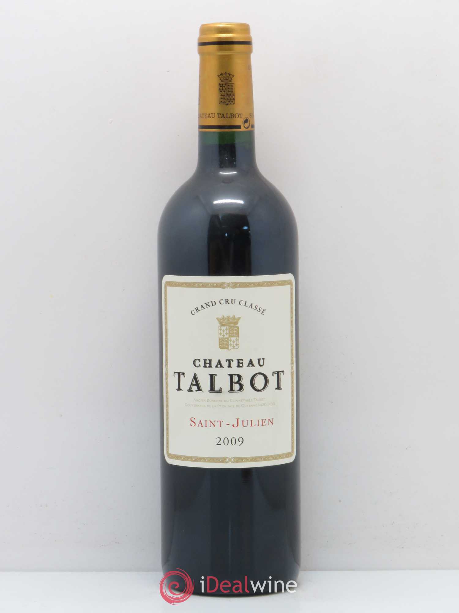 Château Talbot 4ème Grand Cru Classé 2009 - Lot de 1 bouteille - 0