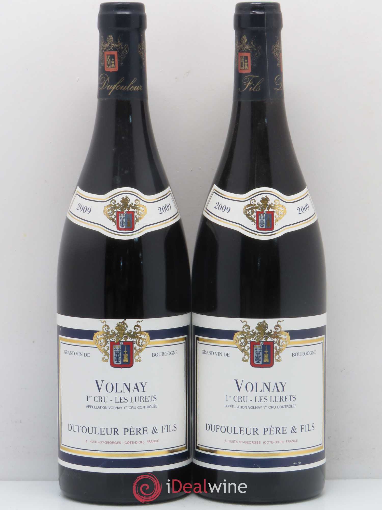 Volnay 1er Cru Les Lurets Dufouleur 2009 - Posten von 2 Flaschen - 0