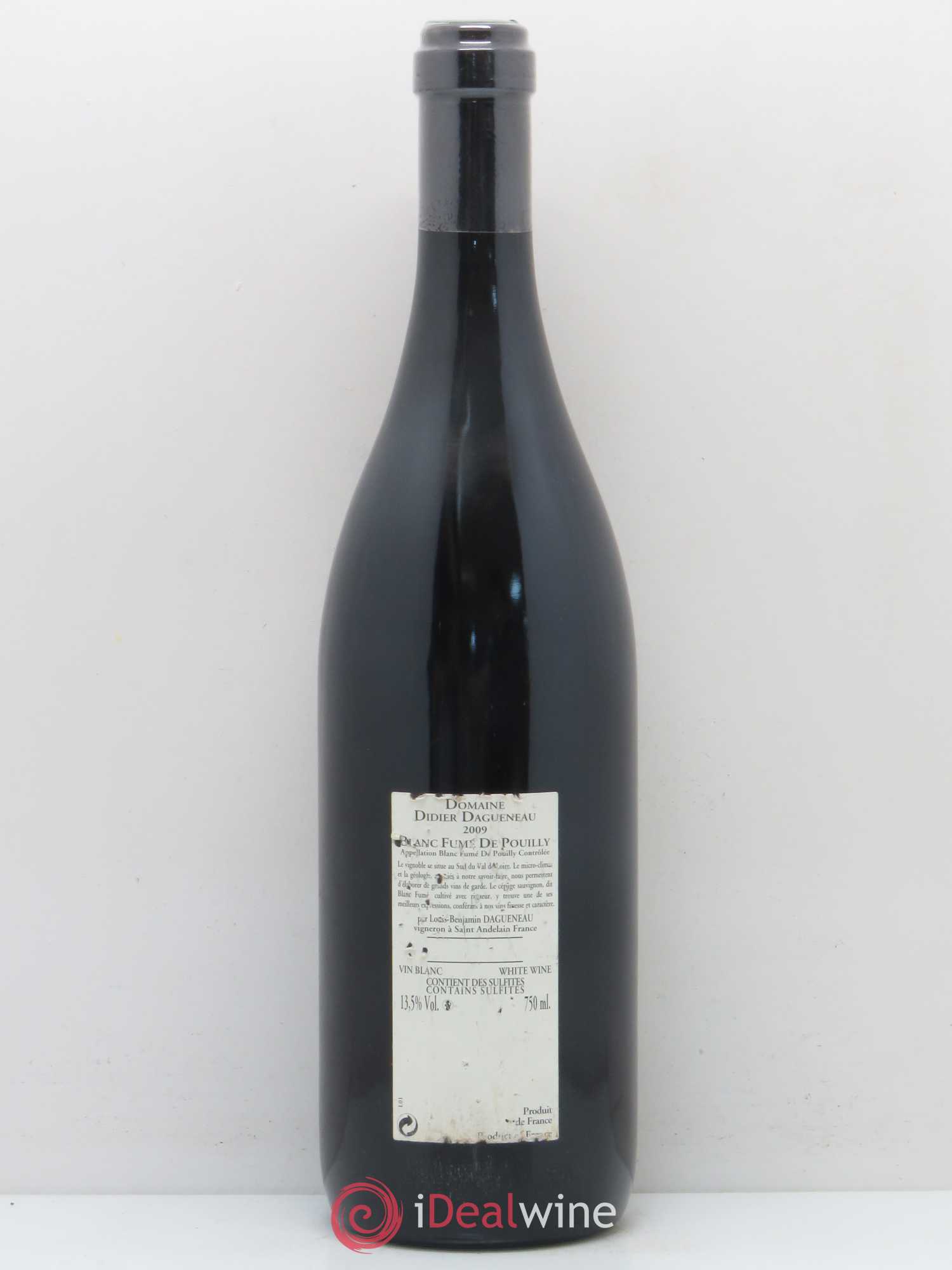 Vin de France (anciennement Pouilly-Fumé) Buisson Renard Dagueneau (Domaine Didier - Louis-Benjamin) 2009 - Lot de 1 bouteille - 1