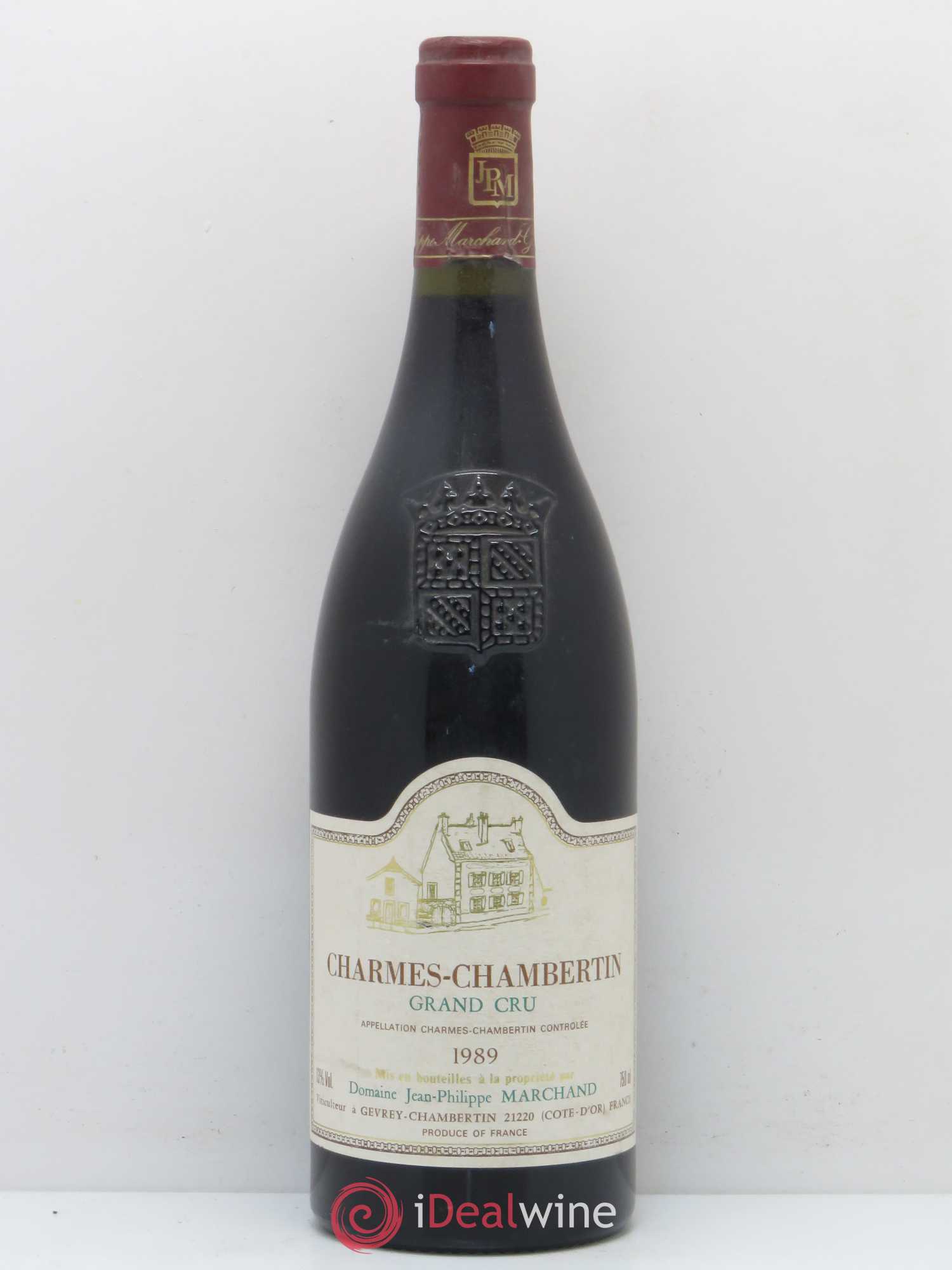 Charmes-Chambertin Grand Cru Jean Philippe Marchand 1989 - Lot de 1 bouteille - 0
