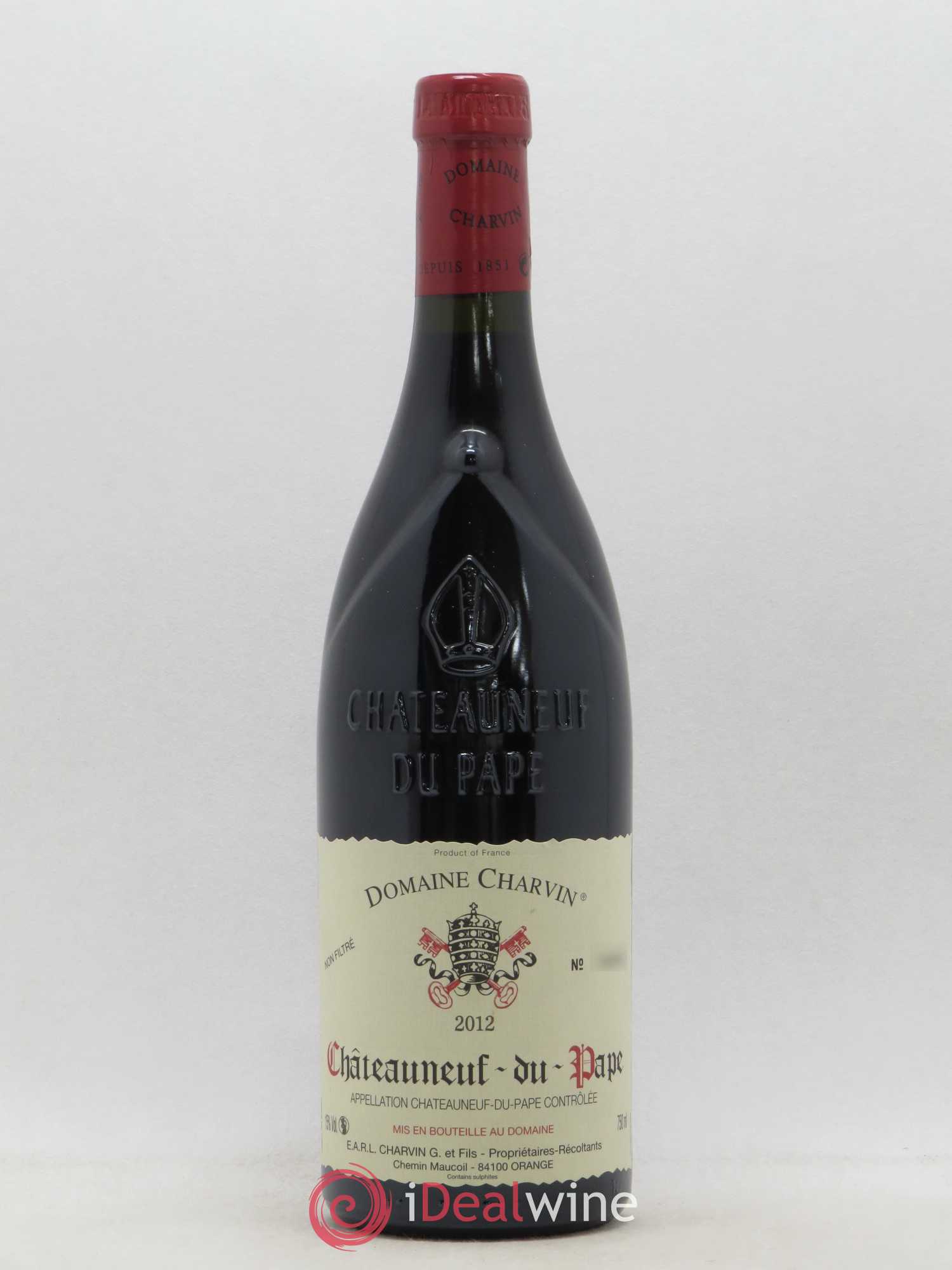 Châteauneuf-du-Pape Charvin (Domaine) (sans prix de réserve) 2012 - Lot de 1 bouteille - 0