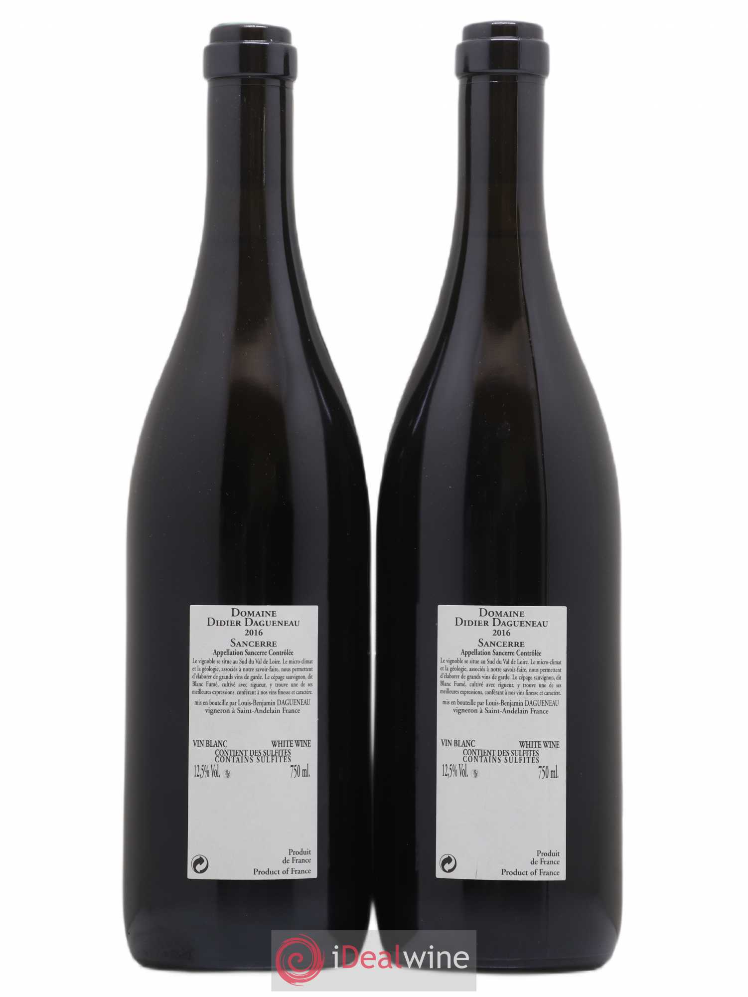 Sancerre En Chailloux Dagueneau 2016 - Lot de 2 bouteilles - 1
