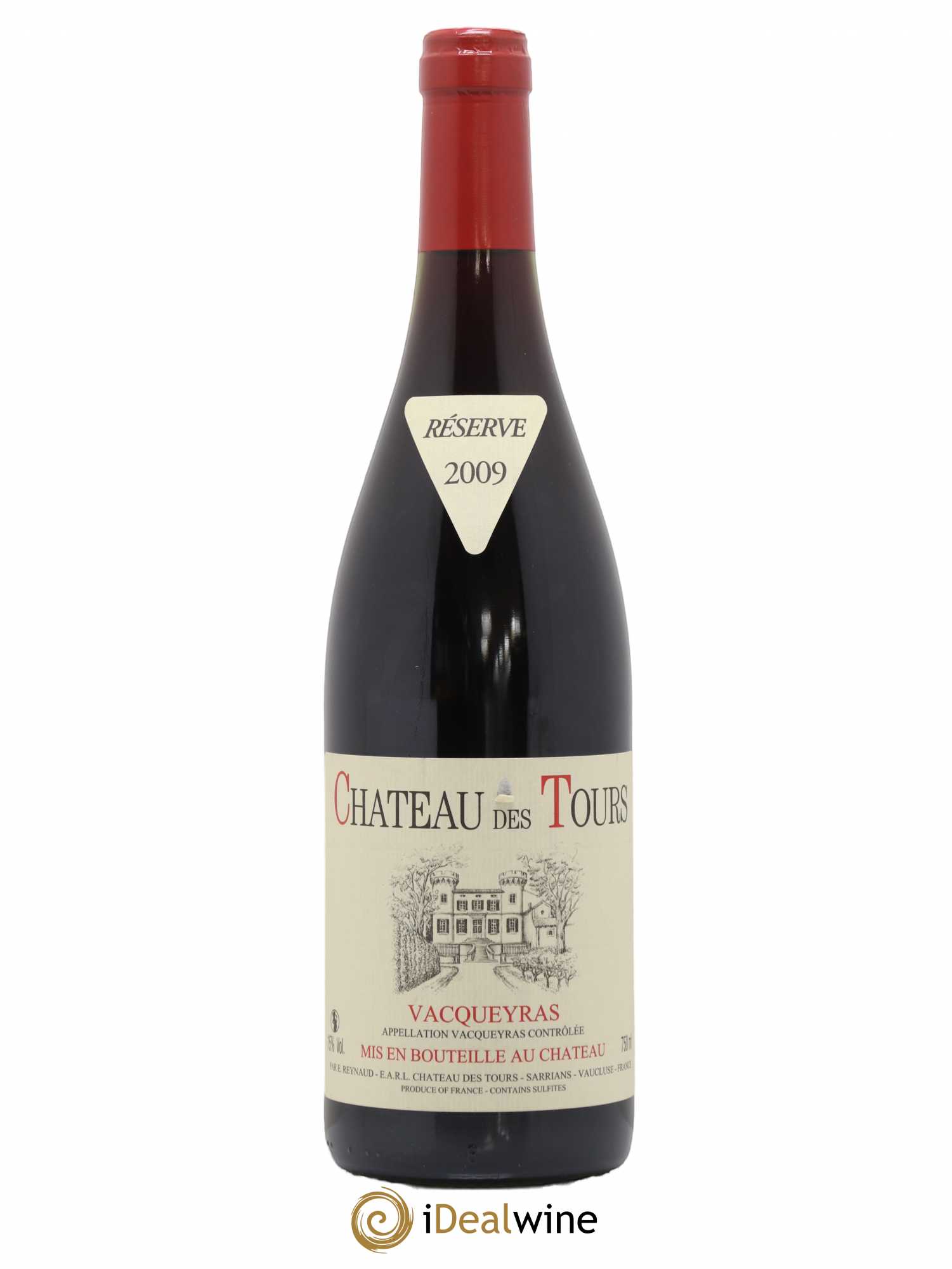 Vacqueyras Château des Tours Emmanuel Reynaud 2009 - Lot de 1 bouteille - 0