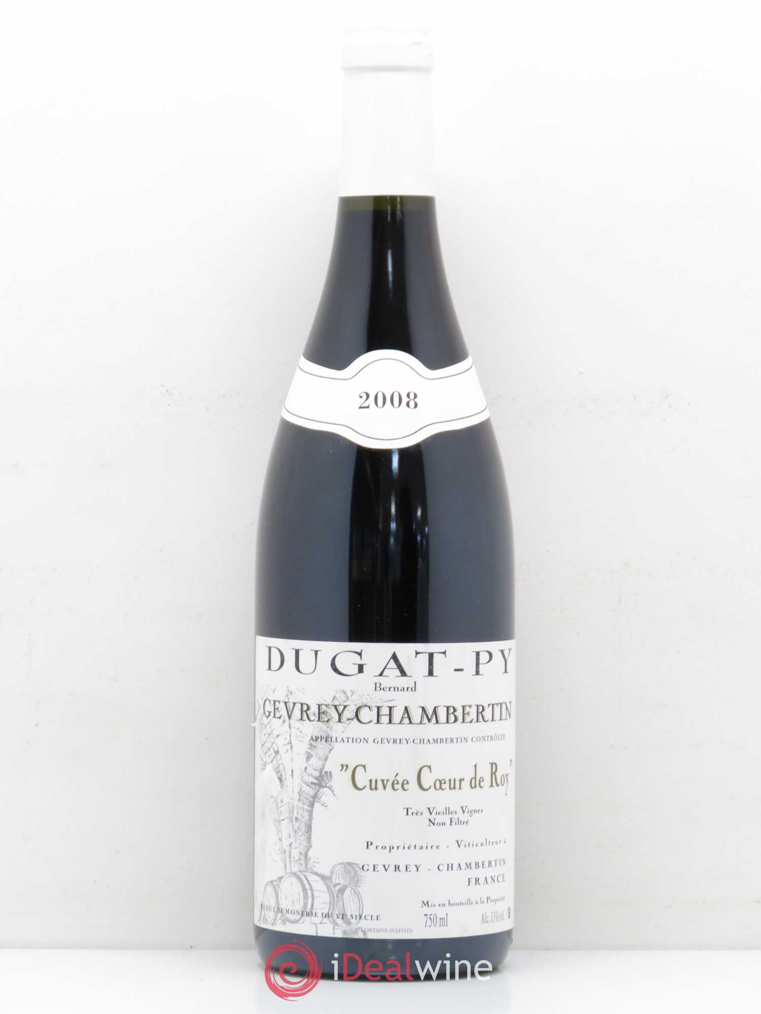 Gevrey-Chambertin Coeur de Roy Très Vieilles Vignes Dugat-Py Tres vieilles Vignes 2008 - Posten von 1 Flasche - 0