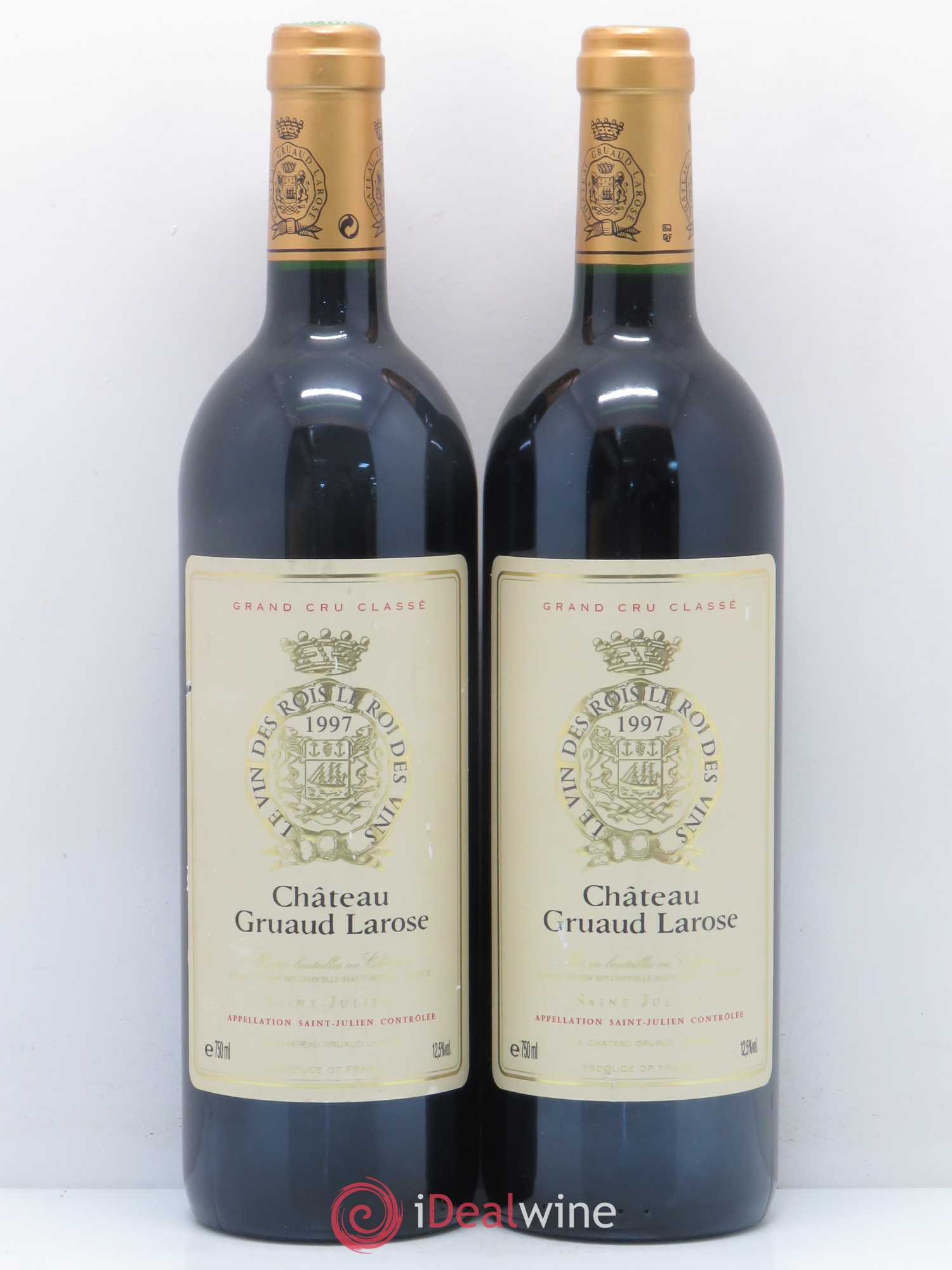 Château Gruaud Larose 2ème Grand Cru Classé 1997 - Lot de 2 bouteilles - 0