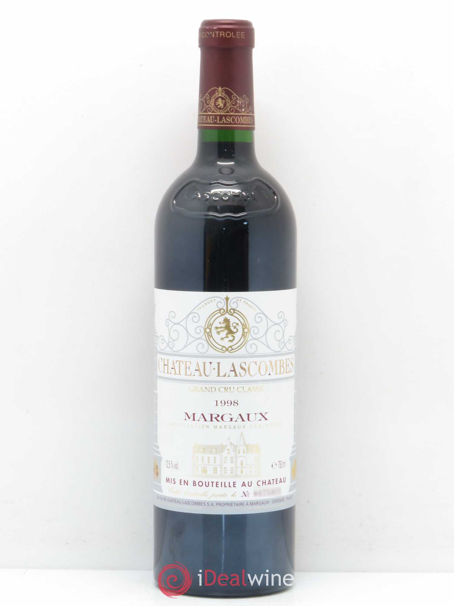 Château Lascombes 2ème Grand Cru Classé 1998 - Lot de 1 bouteille - 0