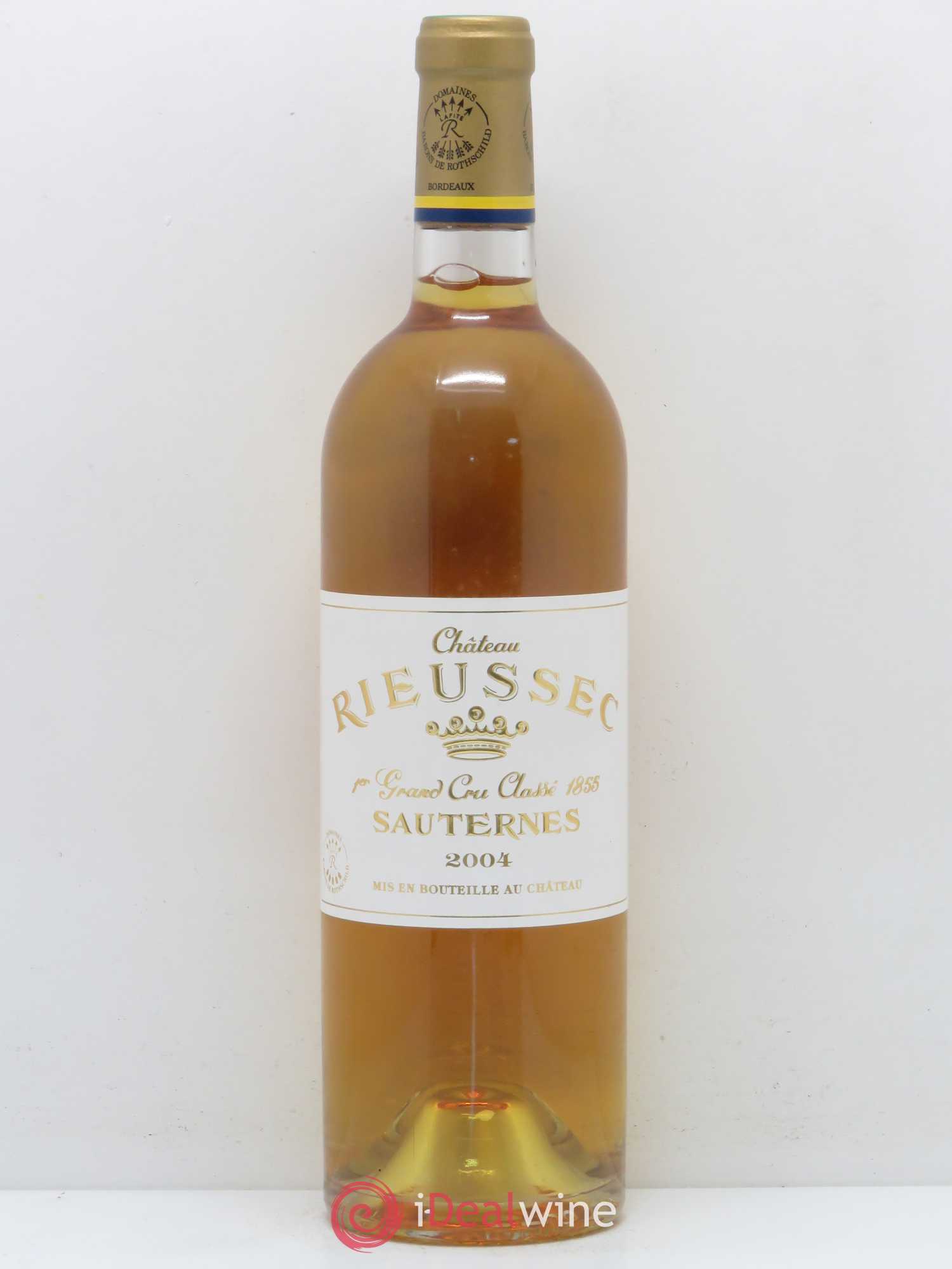 Château Rieussec 1er Grand Cru Classé 2004 - Posten von 1 Flasche - 0
