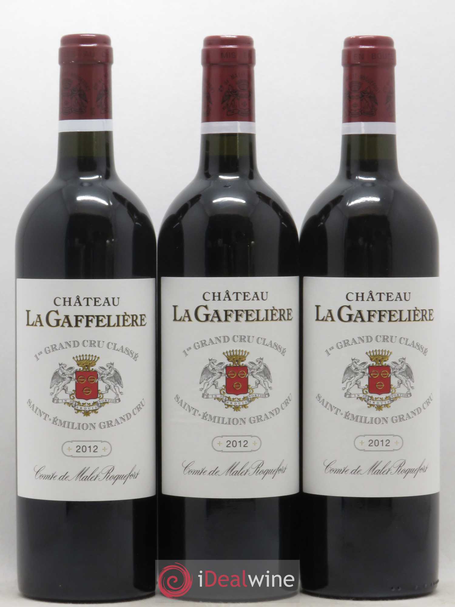Château la Gaffelière 1er Grand Cru Classé B 2012 - Lot de 3 bouteilles - 0