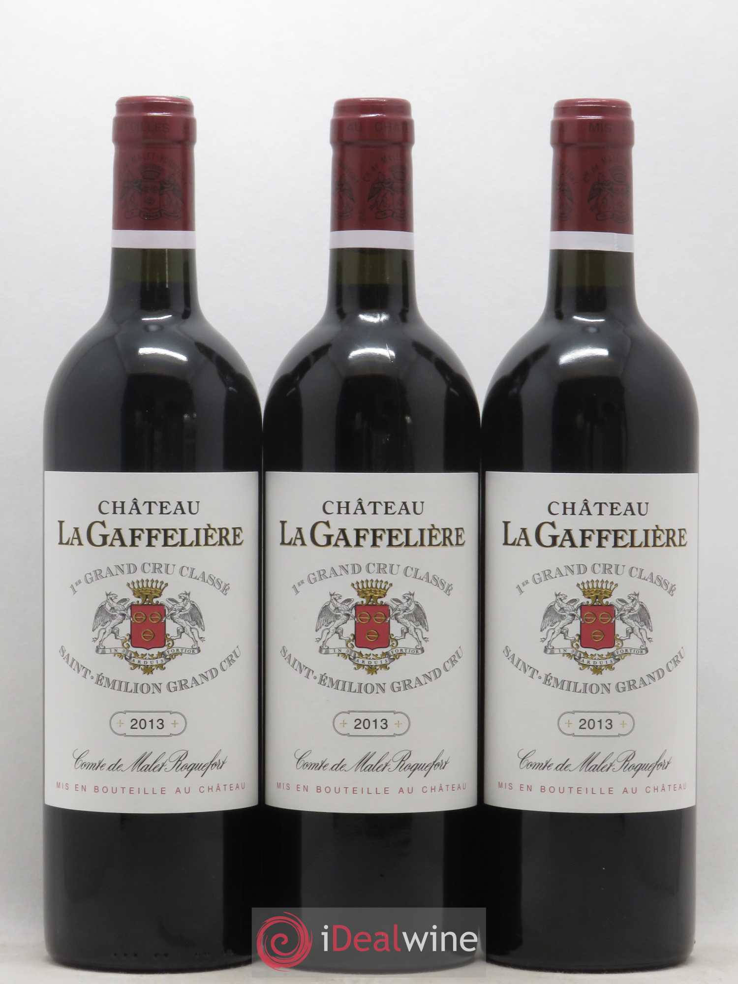 Château la Gaffelière 1er Grand Cru Classé B 2013 - Lot de 3 bouteilles - 0