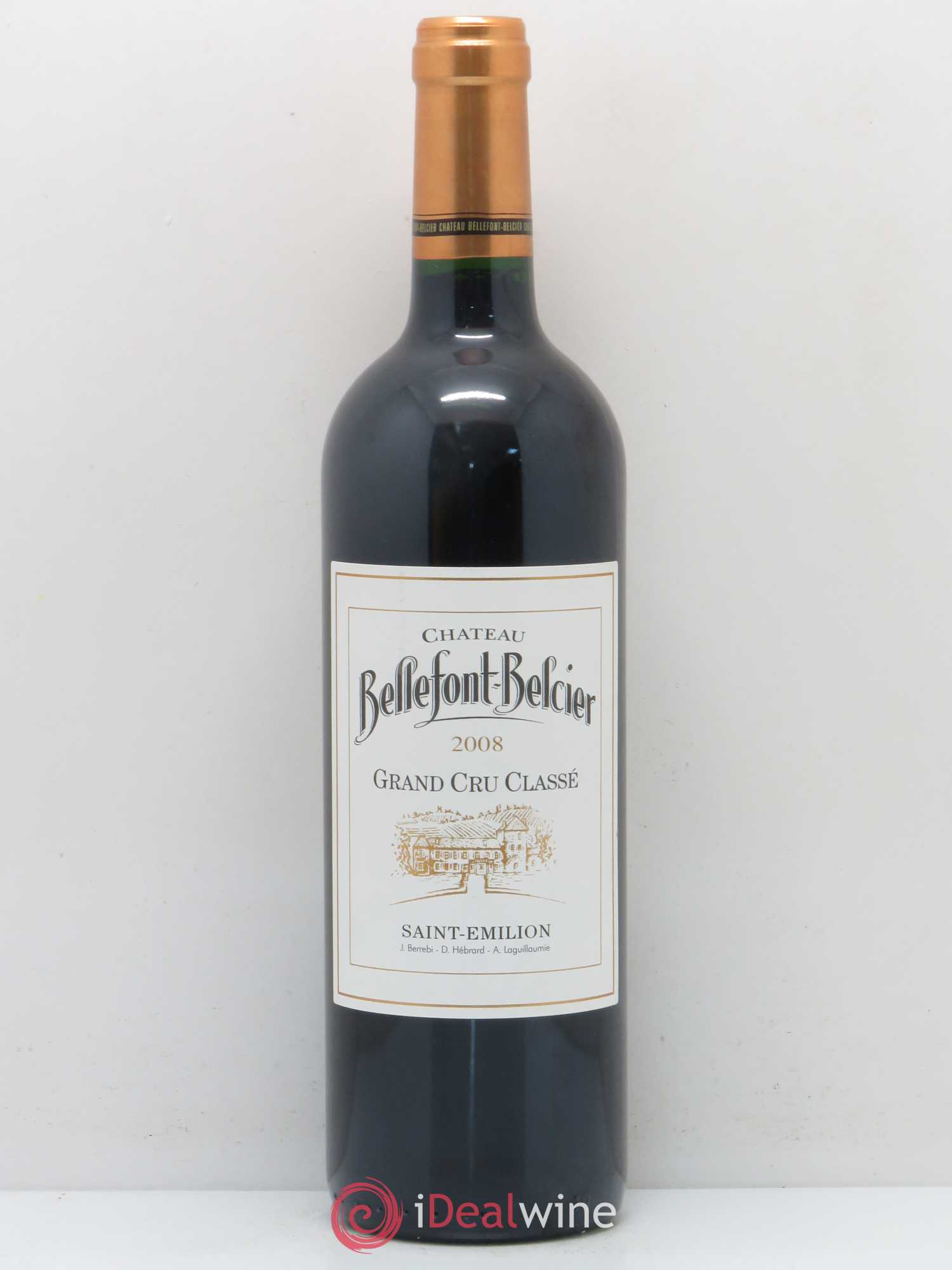 Château Bellefont-Belcier Grand Cru Classé 2008 - Lot de 1 bouteille - 0