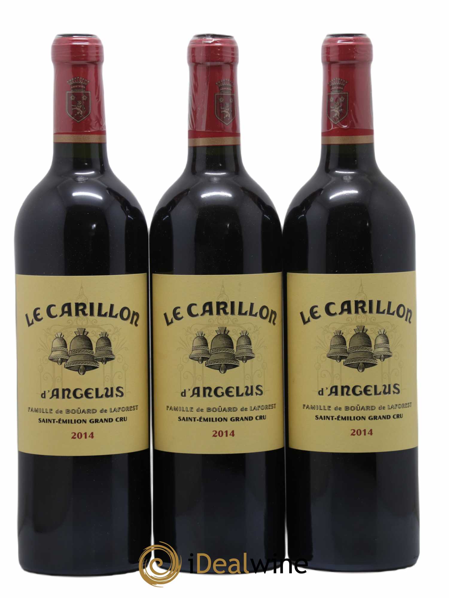 Le Carillon de l'Angélus Second Vin 2014 - Lot de 3 bouteilles - 0
