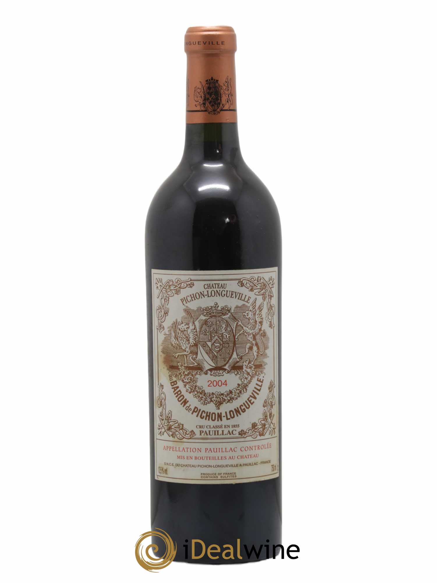 Pichon Longueville Baron 2ème Grand Cru Classé 2004 - Lot de 1 bouteille - 0