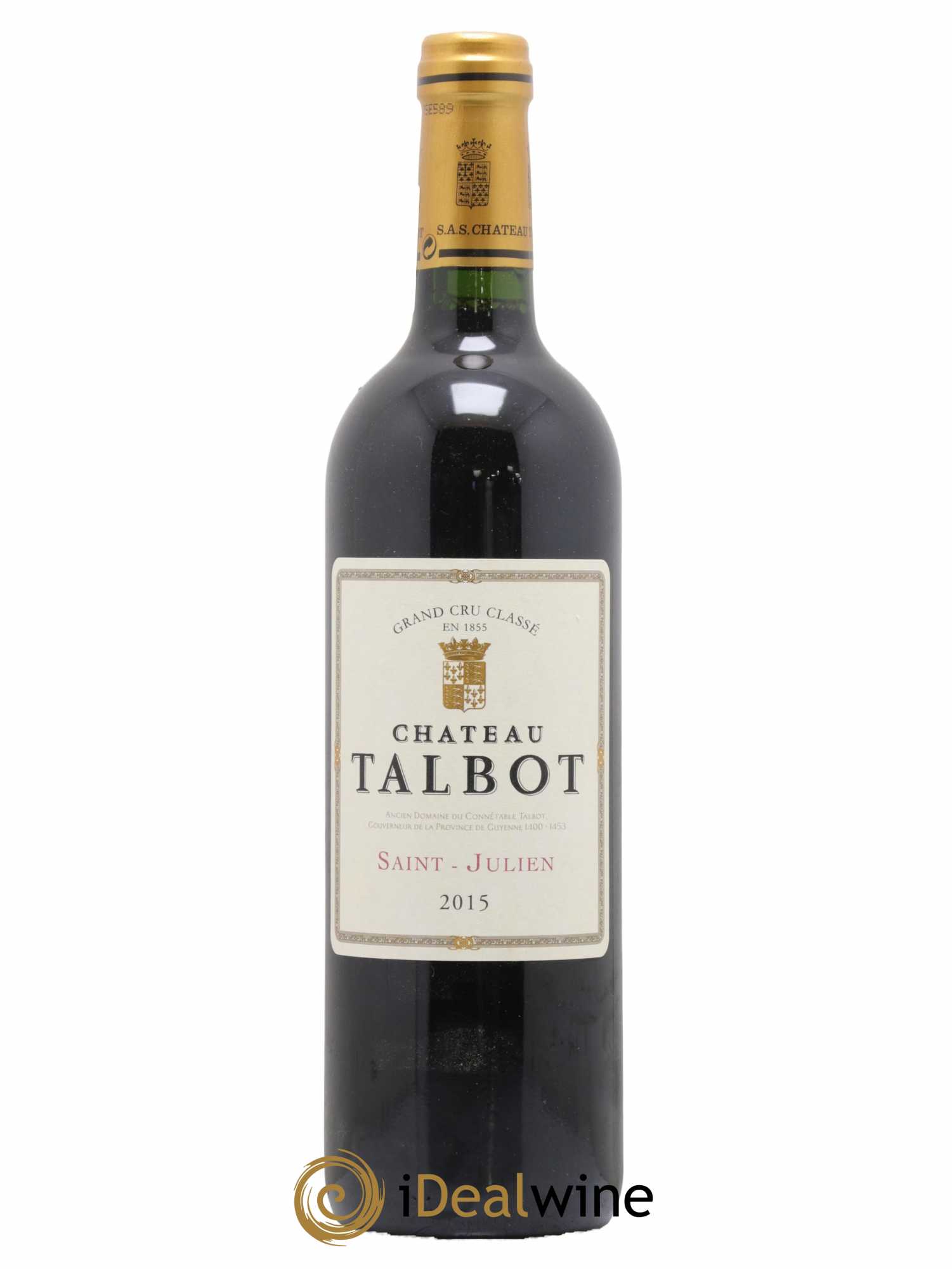 Château Talbot 4ème Grand Cru Classé 2015 - Lot de 1 bouteille - 0