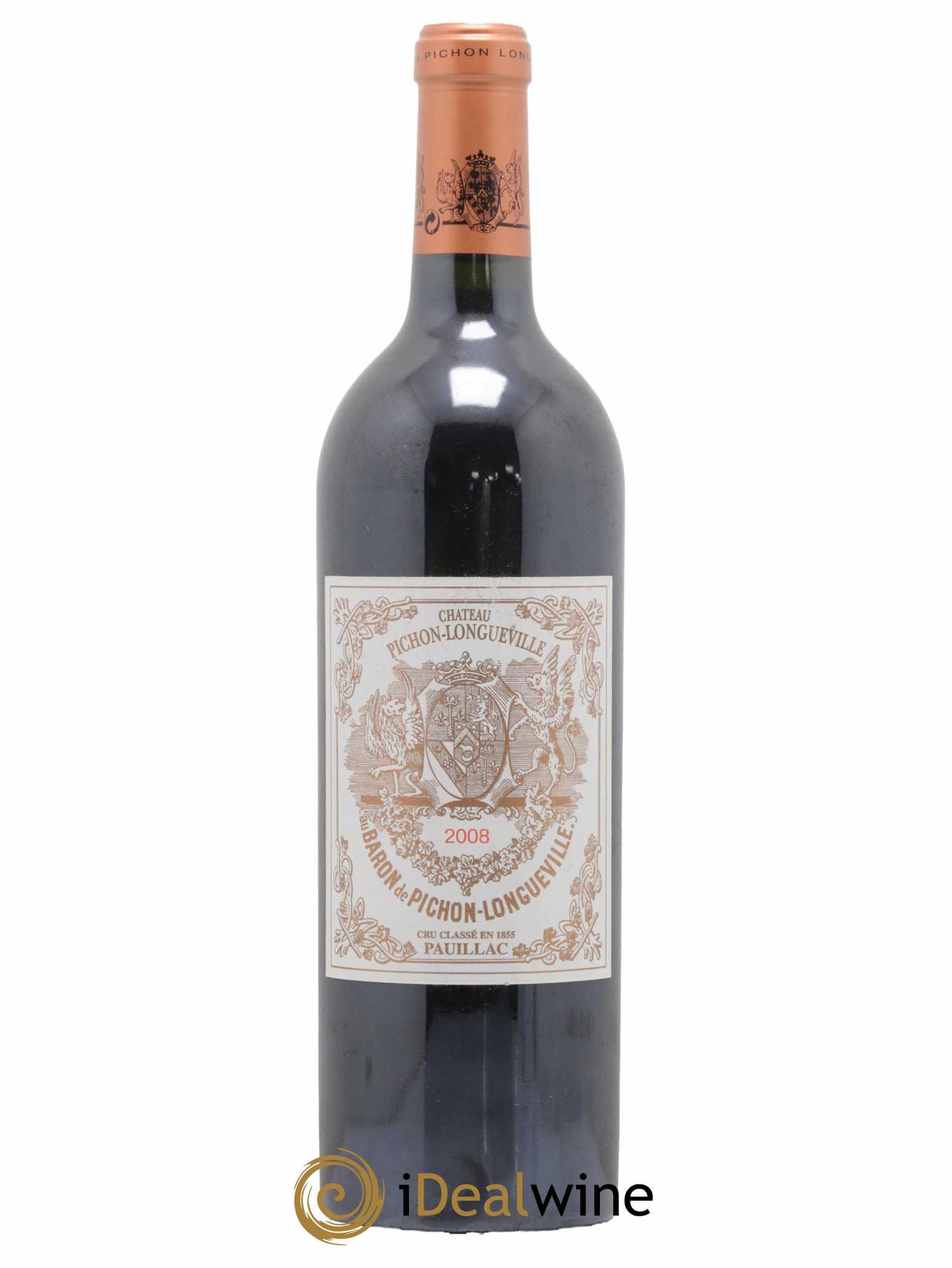 Pichon Longueville Baron 2ème Grand Cru Classé 2008 - Lot de 1 bouteille - 0