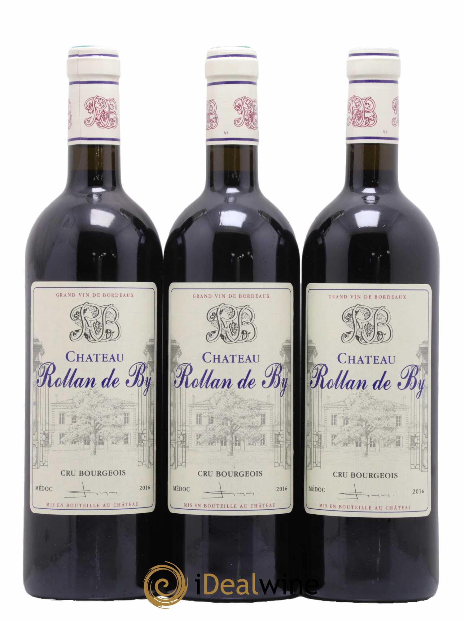 Château Rollan de By Cru Bourgeois 2016 - Lot de 3 bouteilles - 0