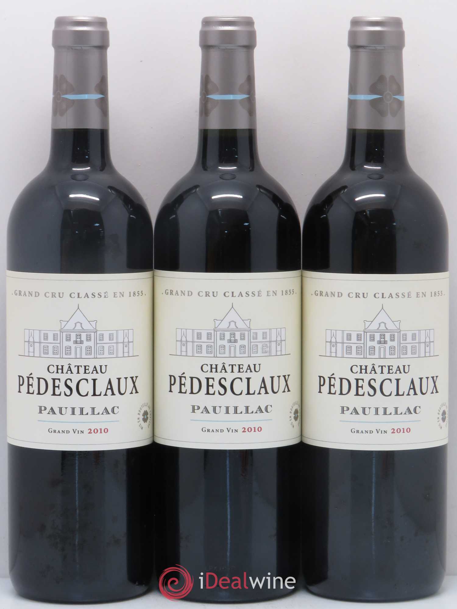 Château Pedesclaux 5ème Grand Cru Classé 2010 - Lot de 3 bouteilles - 0