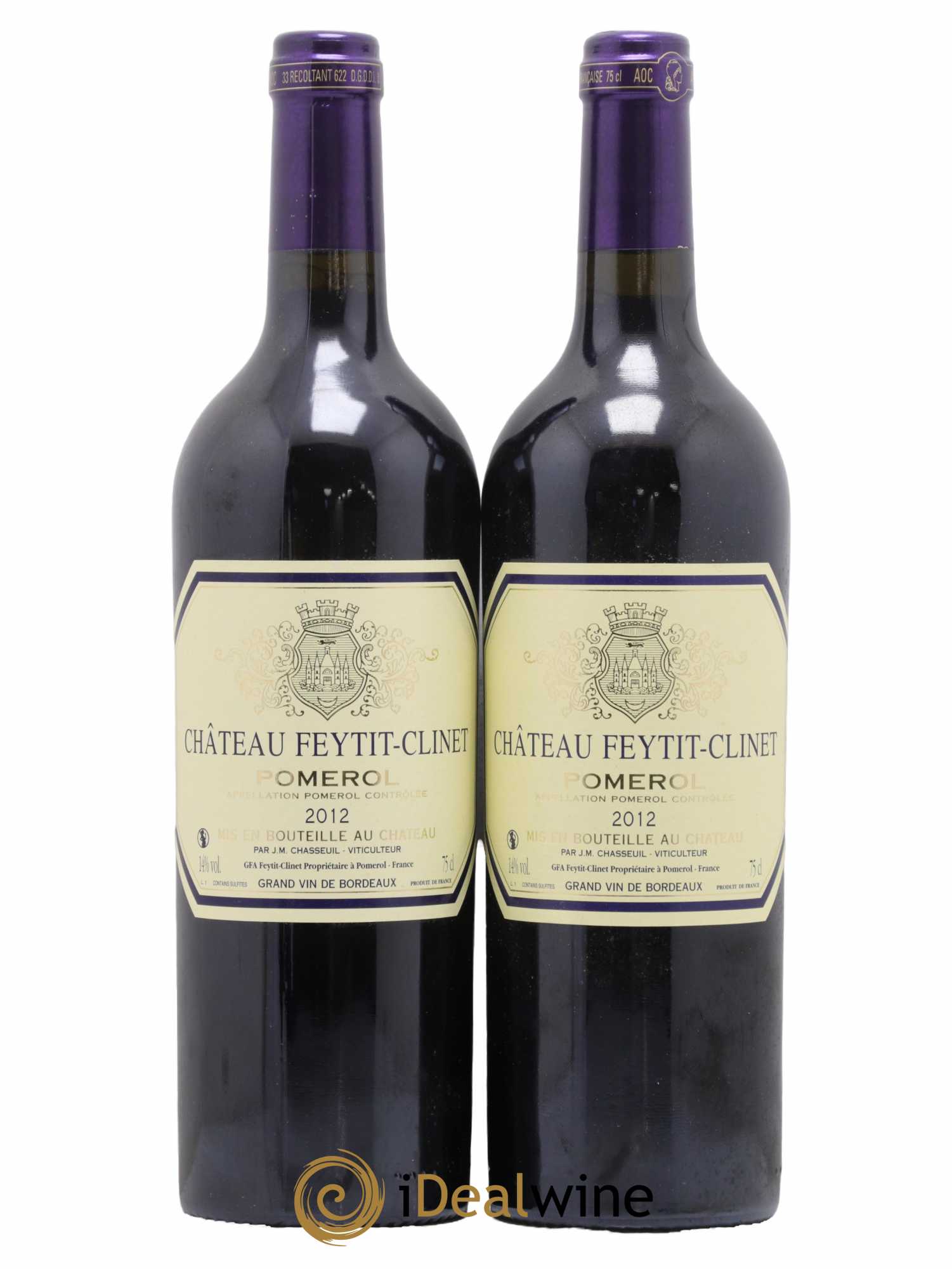 Château Feytit-Clinet 2012 - Lot de 2 bouteilles - 0