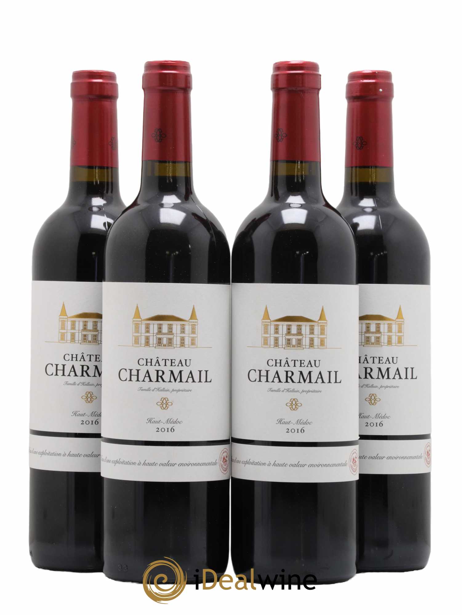 Château Charmail Cru Bourgeois 2016 - Lot de 4 bouteilles - 0