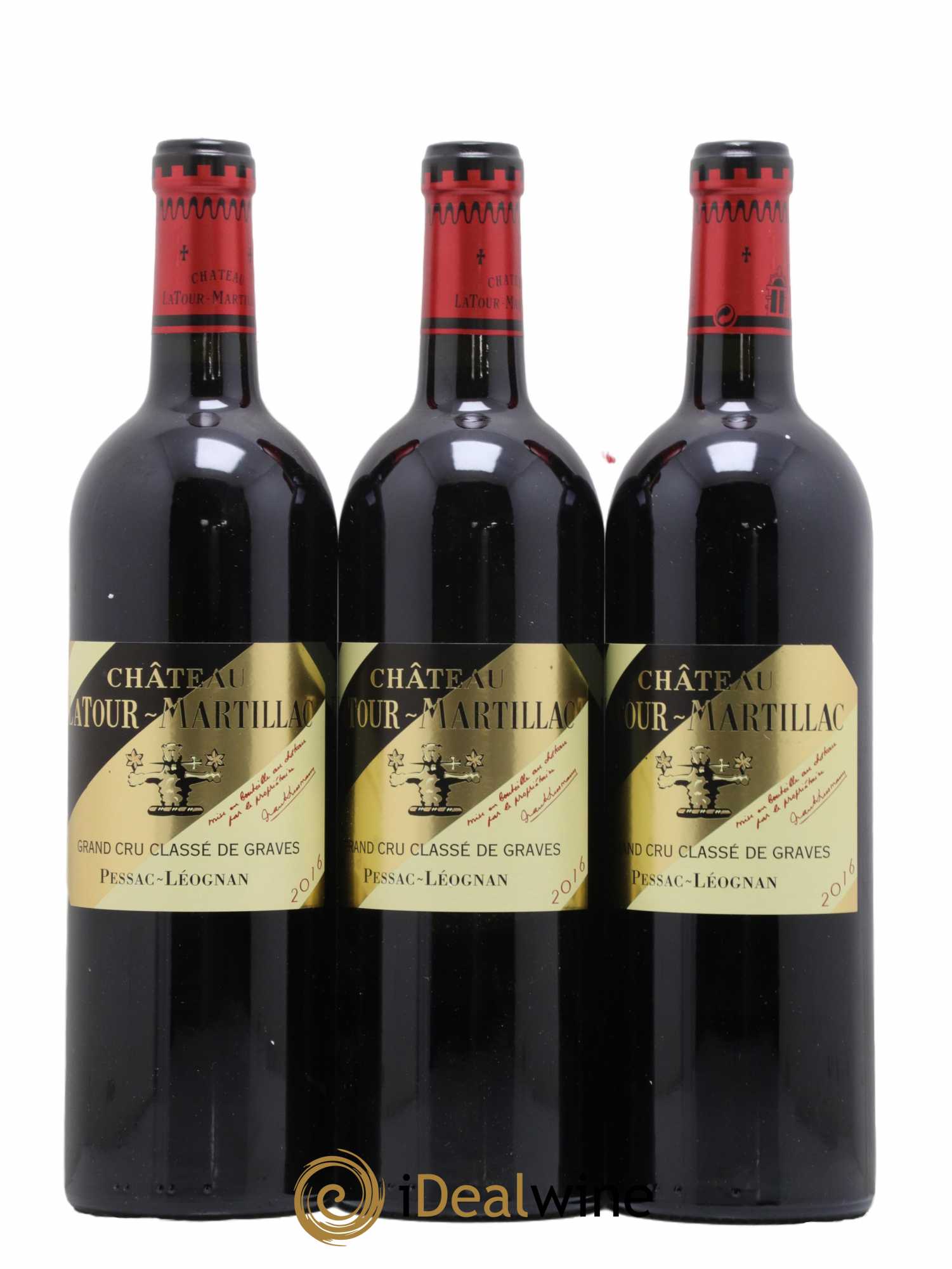 Château Latour-Martillac Cru Classé de Graves 2016 - Lot de 3 bouteilles - 0