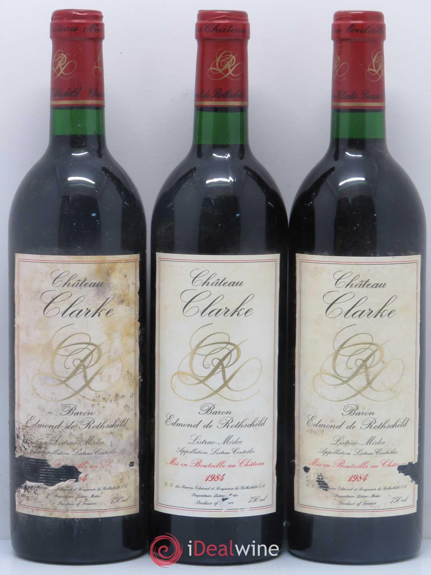 Château Clarke 1984 - Lot de 6 bouteilles - 2
